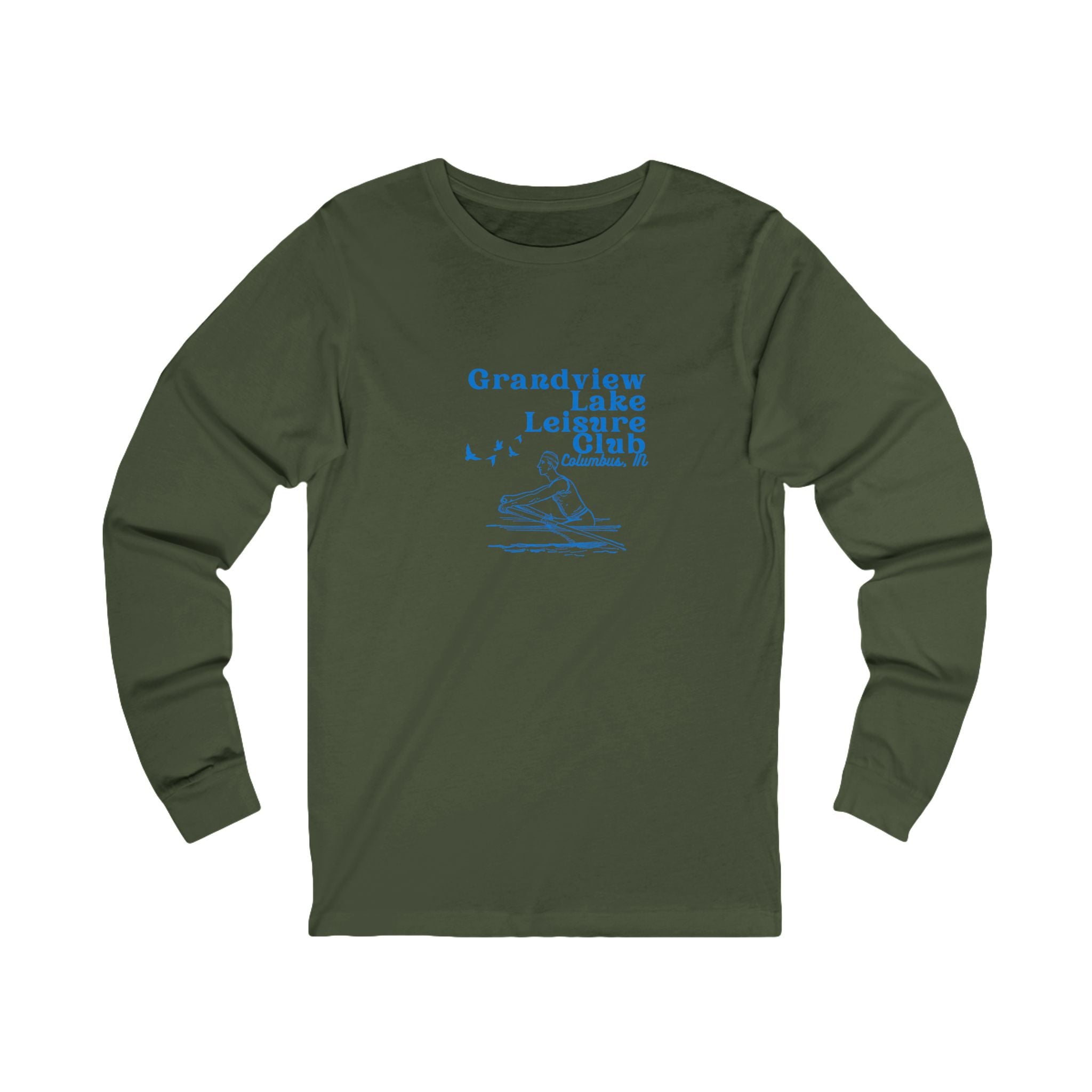 Grandview Lake Kayak Leisure Club Long Sleeve Tee