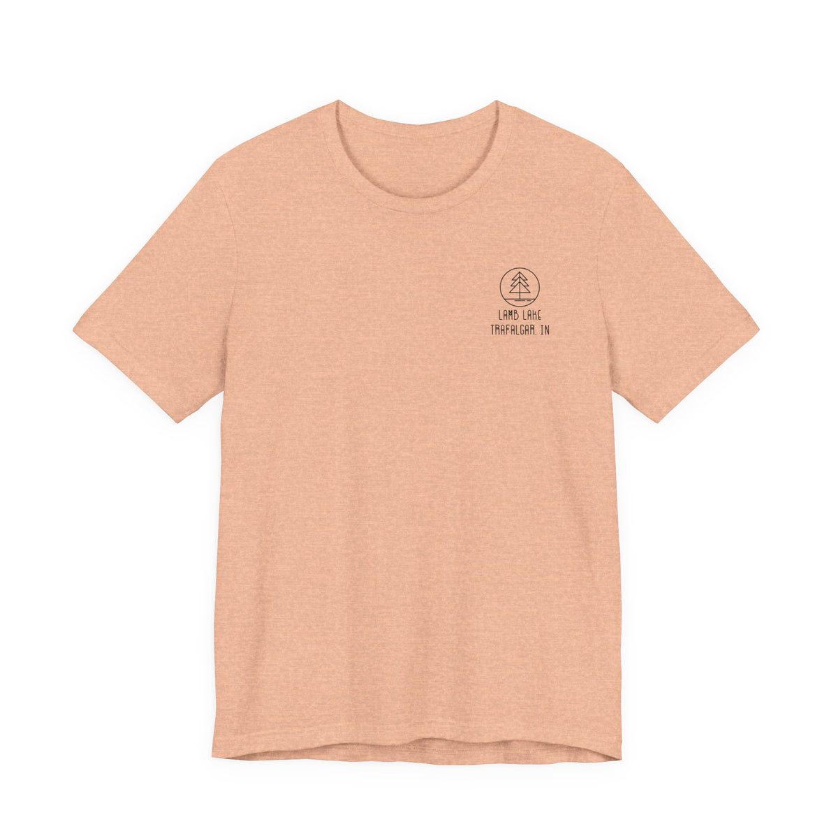Lamb Lake Minimalist Tee — Lake Forest Graphic Short Sleeve Shirt