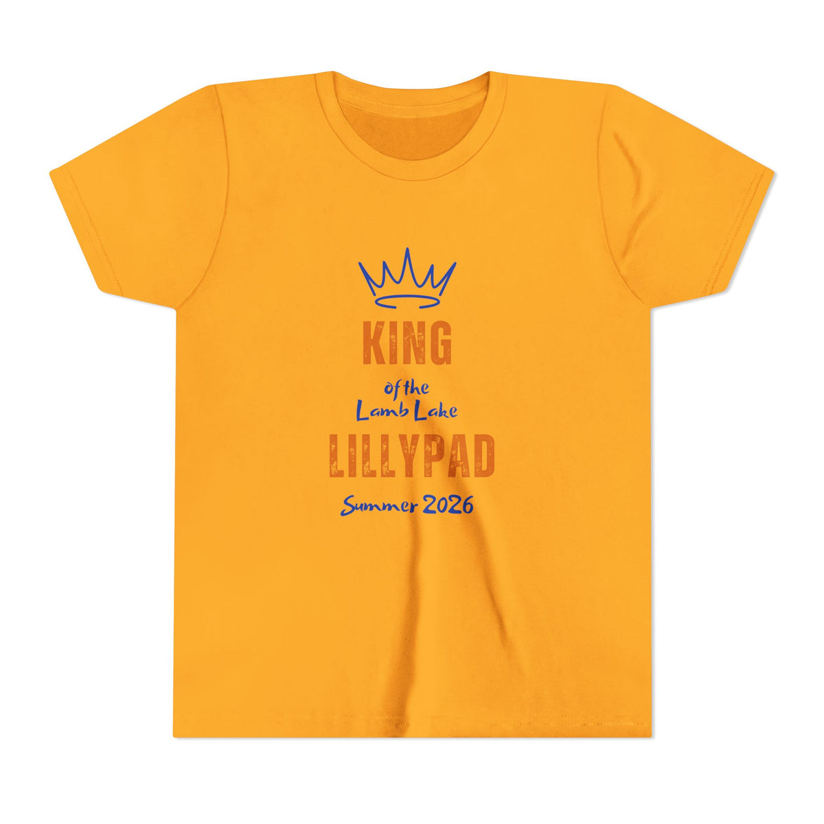 King of the Lamb Lake Lillypad Youth Tee — Cute Summer 2026 Kids Shirt