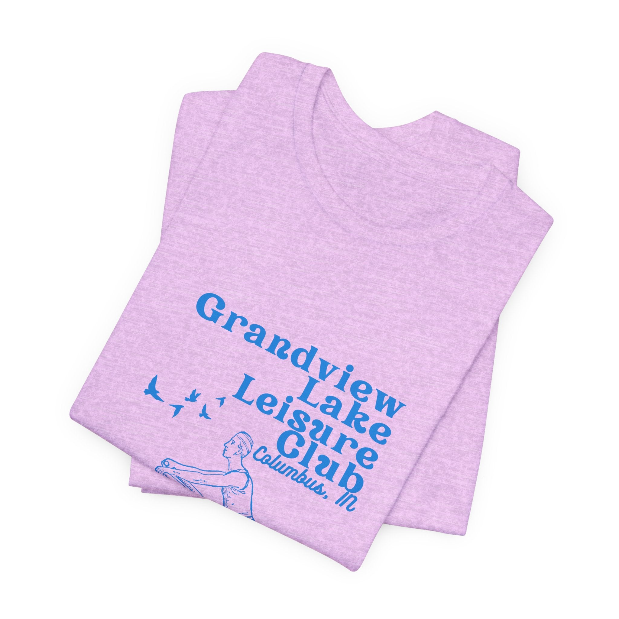 Kayak Tee – "Grandview Lake Leisure Club" Vintage Boating T-Shirt