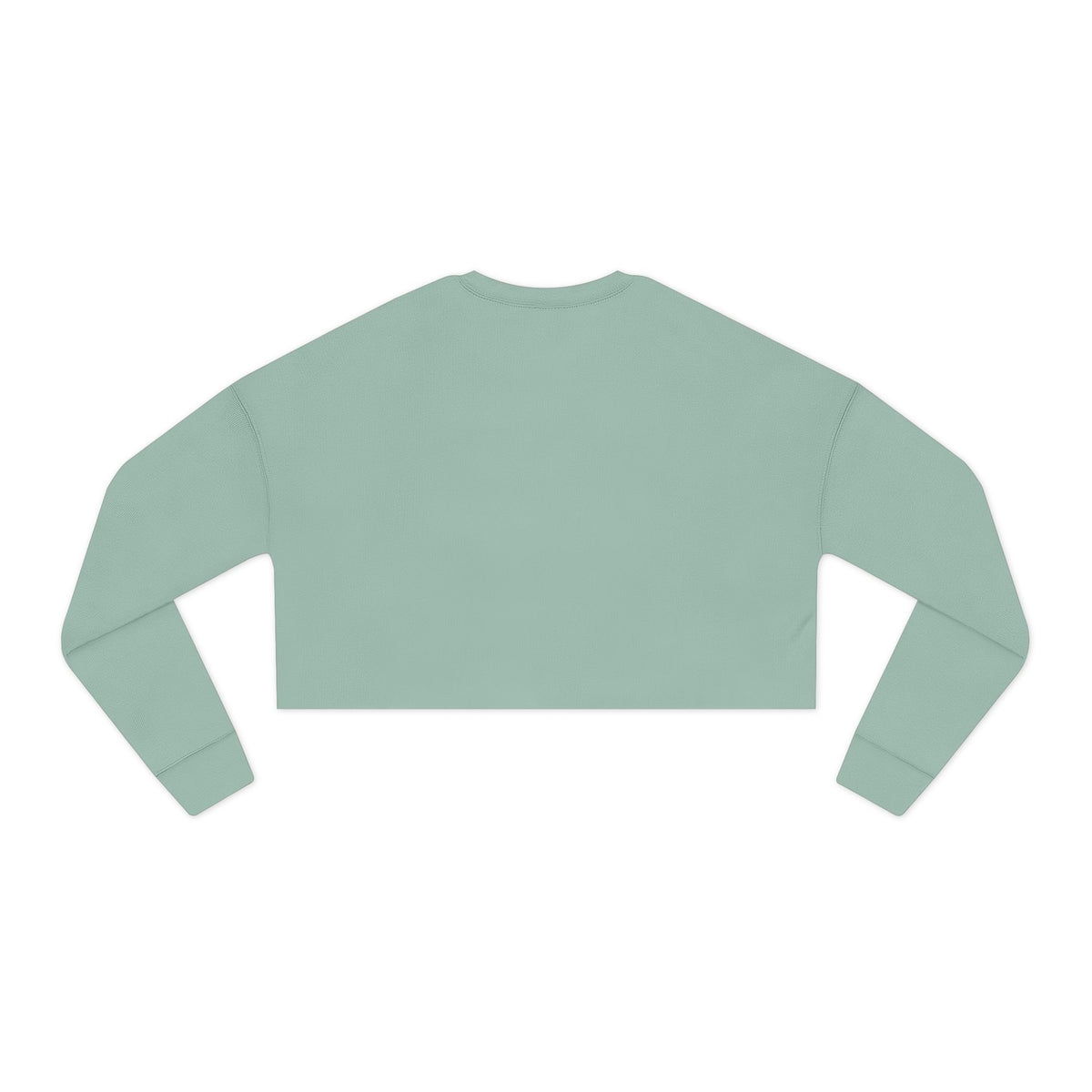 Cropped Hem Sweatshirt — 'lamb lake' Script Logo, Cozy Casual Pullover