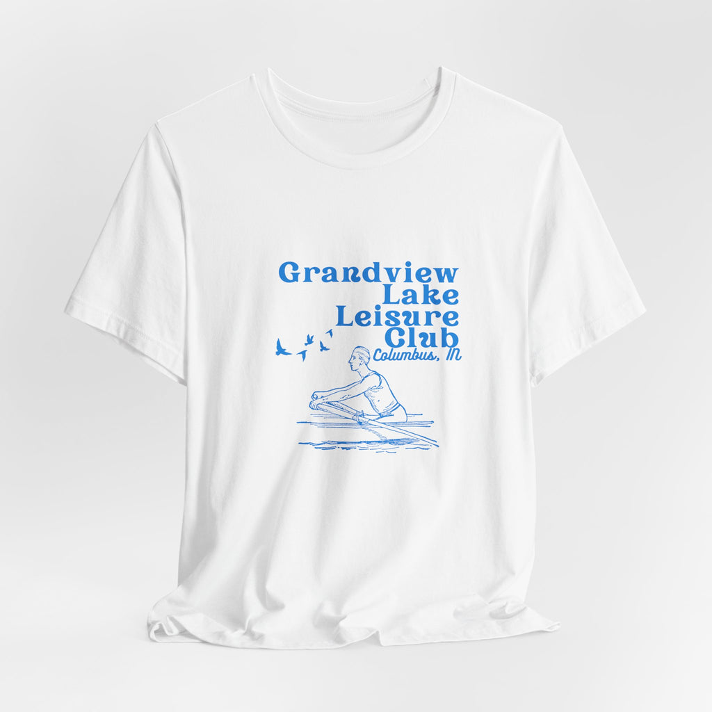 Kayak Tee – "Grandview Lake Leisure Club" Vintage Boating T-Shirt