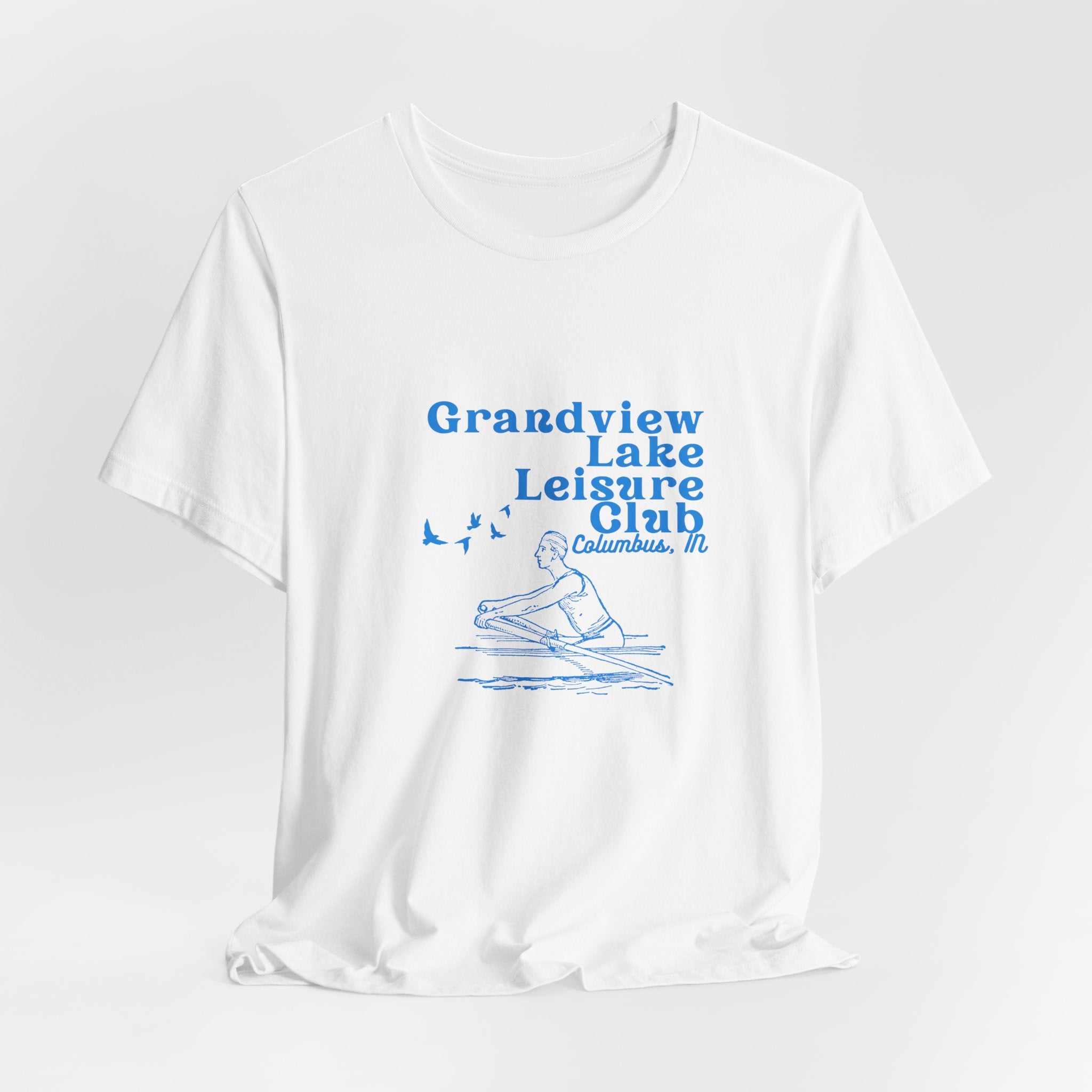 Kayak Tee – "Grandview Lake Leisure Club" Vintage Boating T-Shirt