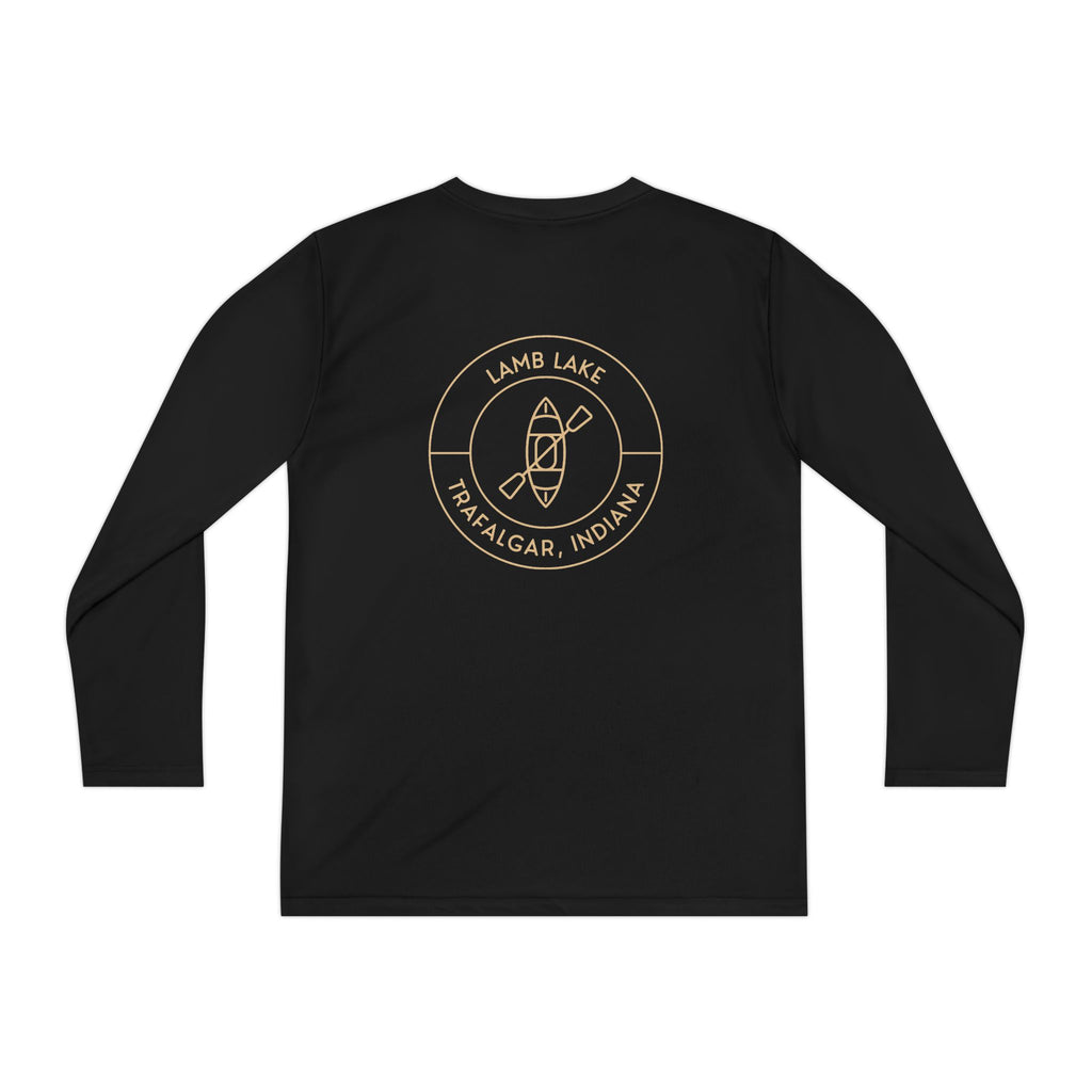 Youth Long Sleeve Tee - Lamb Lake Kayak Logo