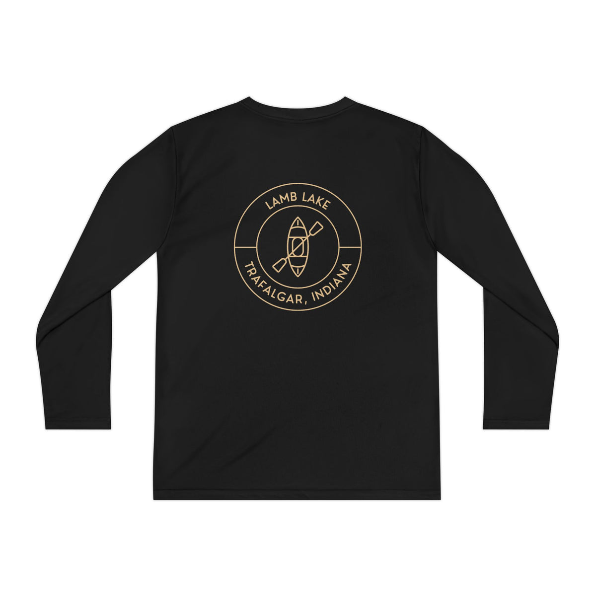 Youth Long Sleeve Tee - Lamb Lake Kayak Logo