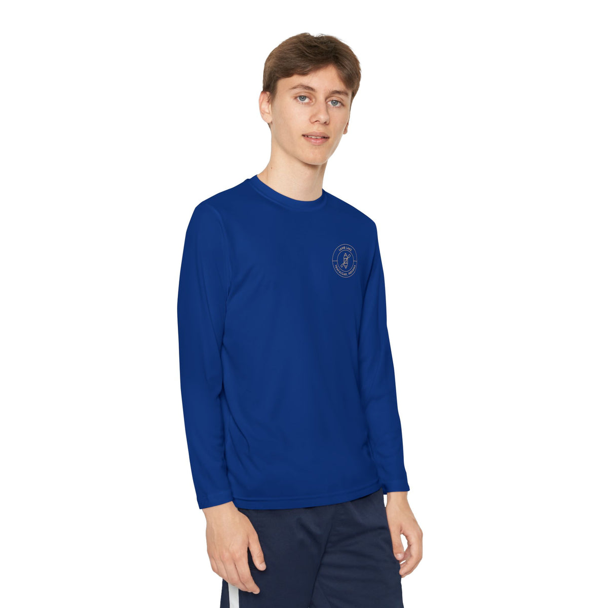 Youth Long Sleeve Tee - Lamb Lake Kayak Logo