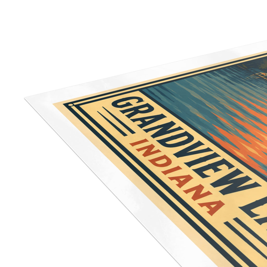 Grandview Lake National Park Style Postcard Bundle