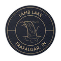 Round Vinyl Stickers- Waterfall Lamb Lake