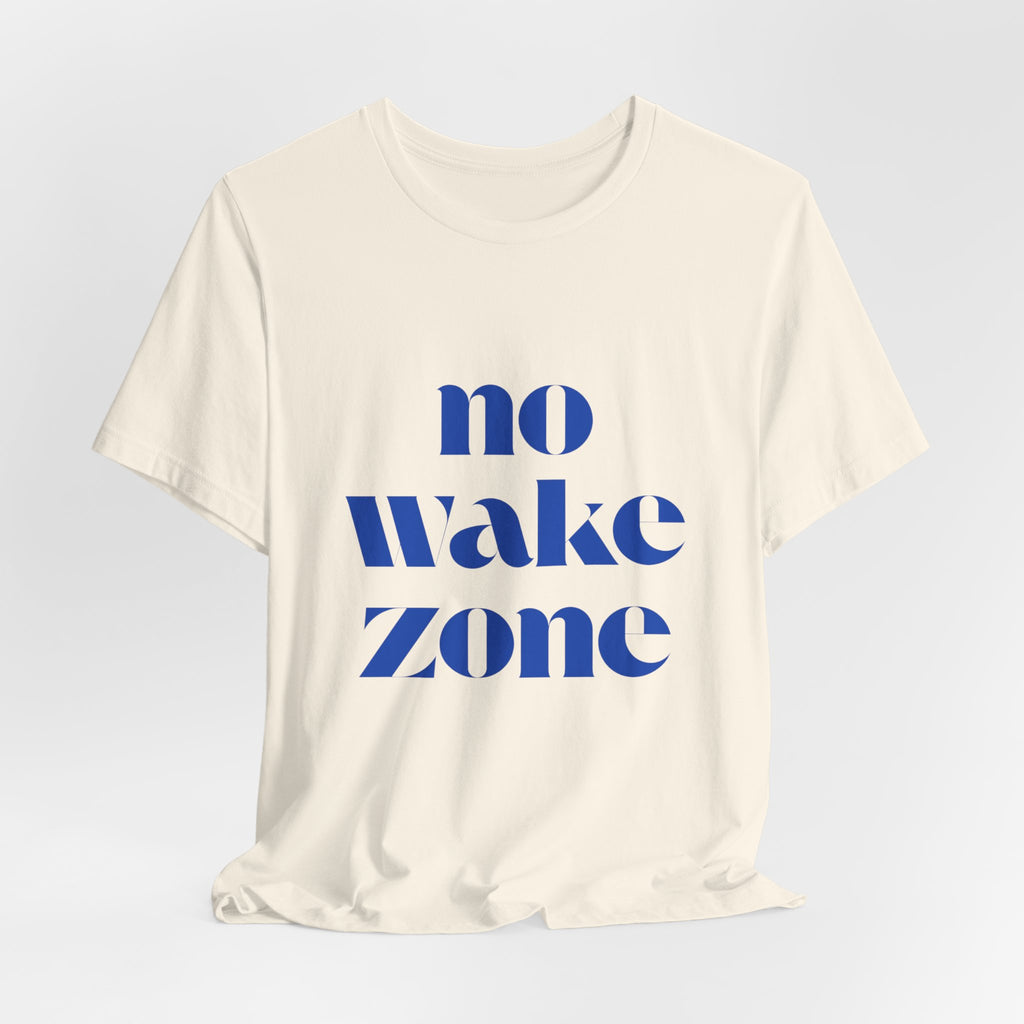 No Wake Zone T-Shirt — Nautical Relaxed Graphic Tee