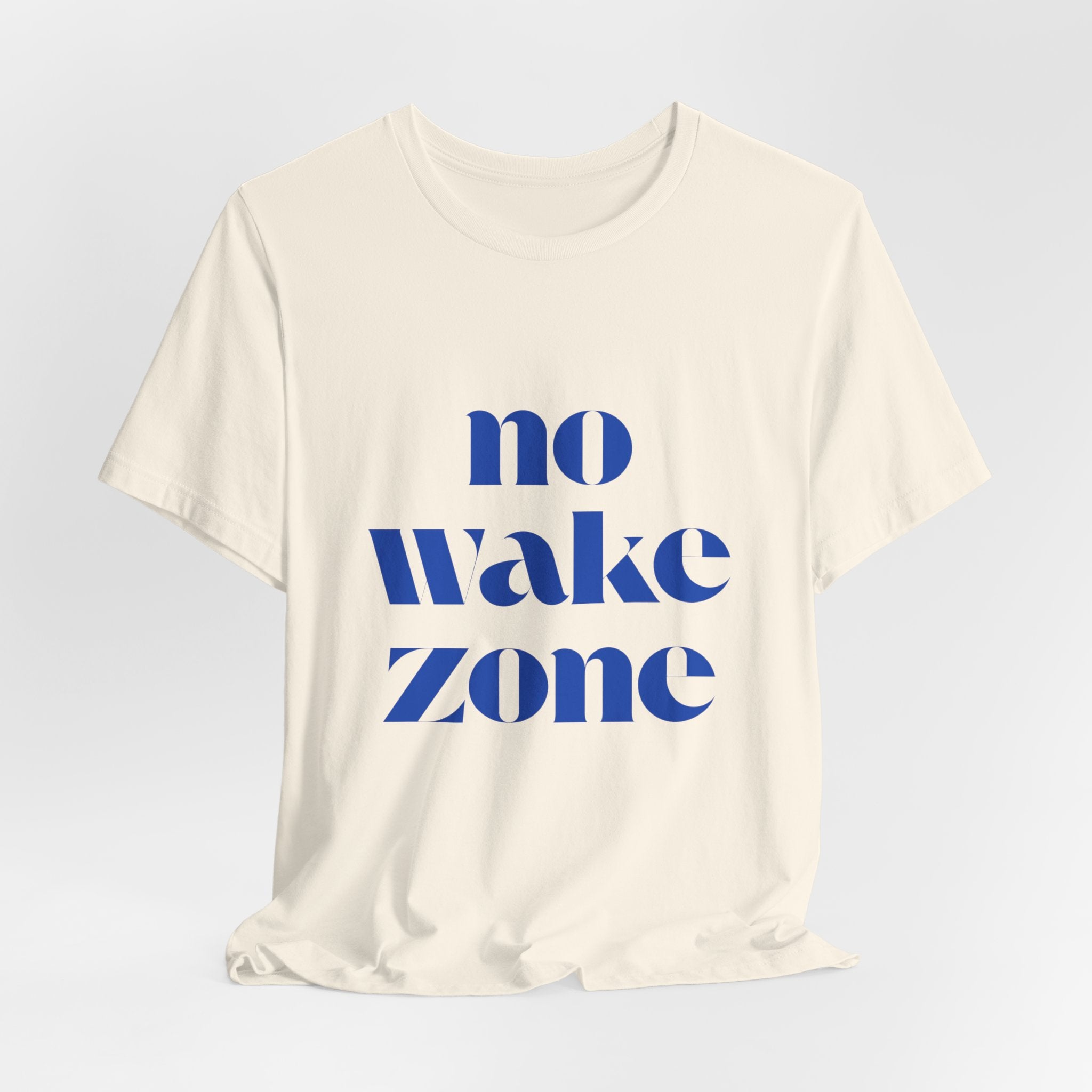 No Wake Zone T-Shirt — Nautical Relaxed Graphic Tee