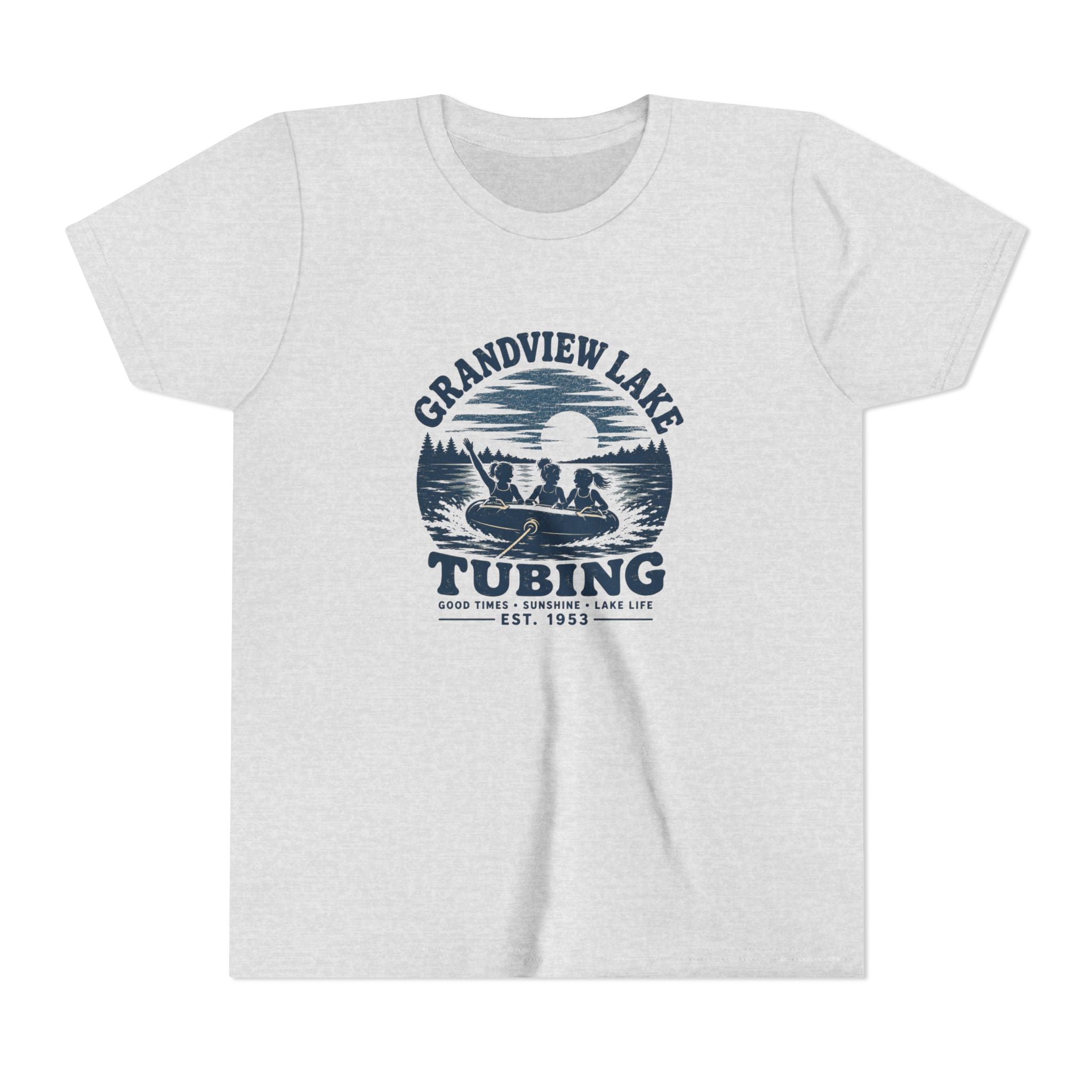 Grandview Lake Tubing Youth Tee – Kids Summer Lake T-Shirt