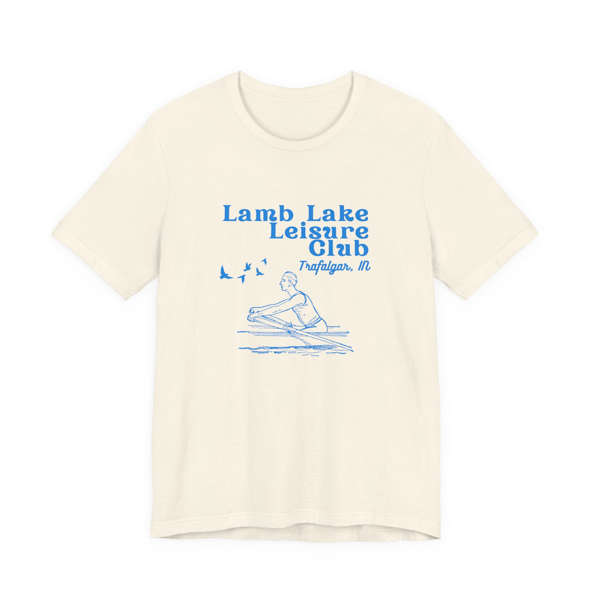 Kayak Tee – "Lamb Lake Leisure Club" Vintage Boating T-Shirt