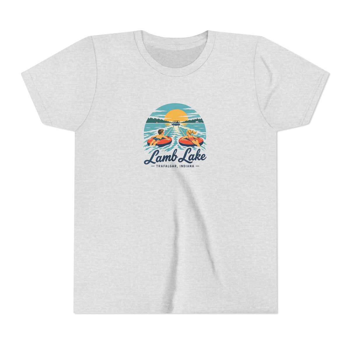 Youth T-Shirt - Lamb Lake Tubing Vintage Design
