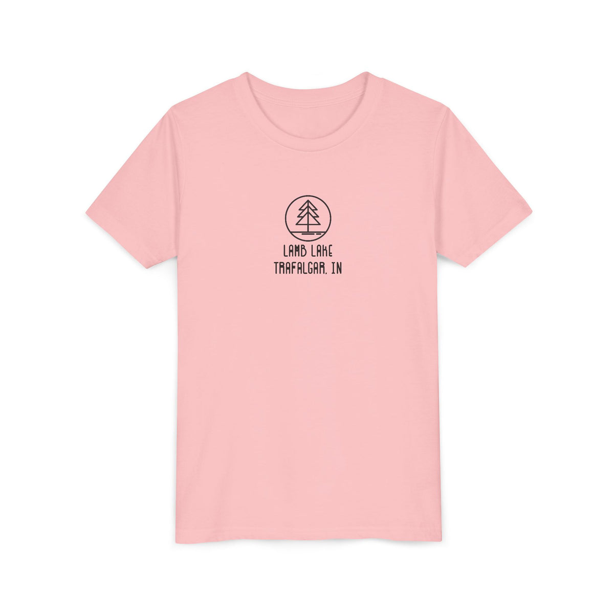 Youth Tee — 'Lamb Lake' Retro Camp Kids T-Shirt
