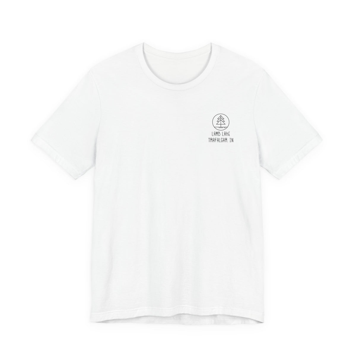 Lamb Lake Minimalist Tee — Lake Forest Graphic Short Sleeve Shirt