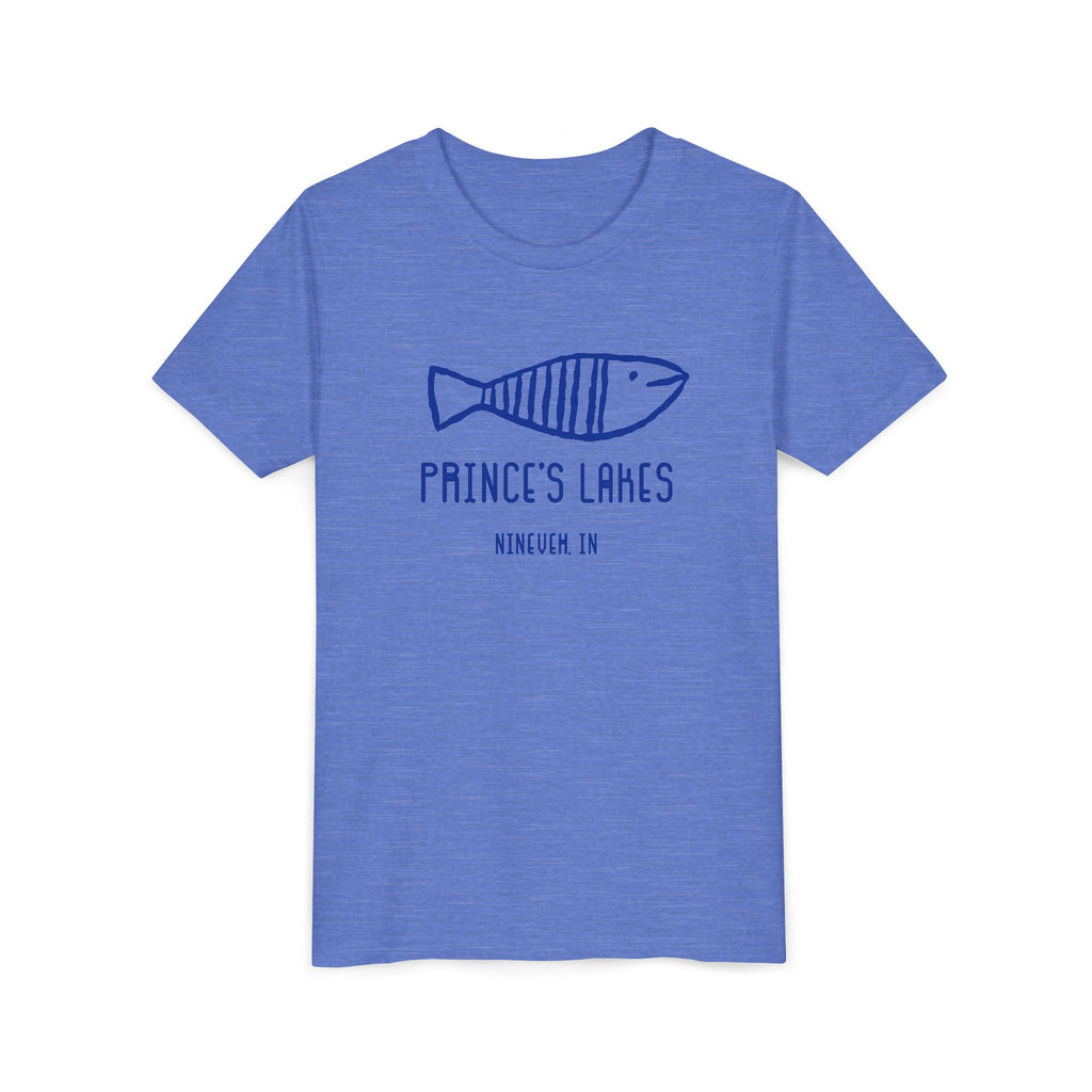 Youth Tee — 'Prince's Lakes' Retro Fish Kids T-Shirt
