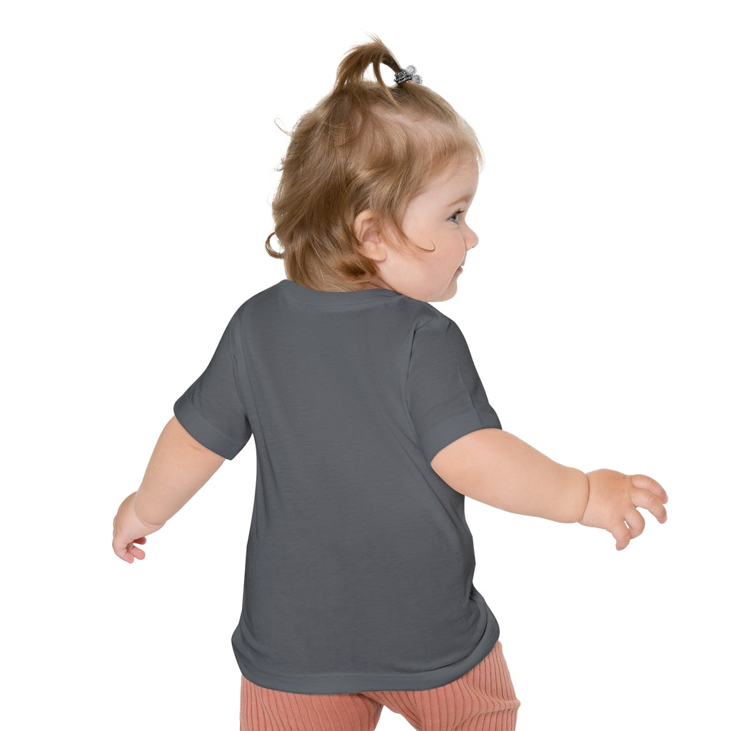 Baby T-Shirt — Pastel Retro Heart Sunset "Lamb Lake"