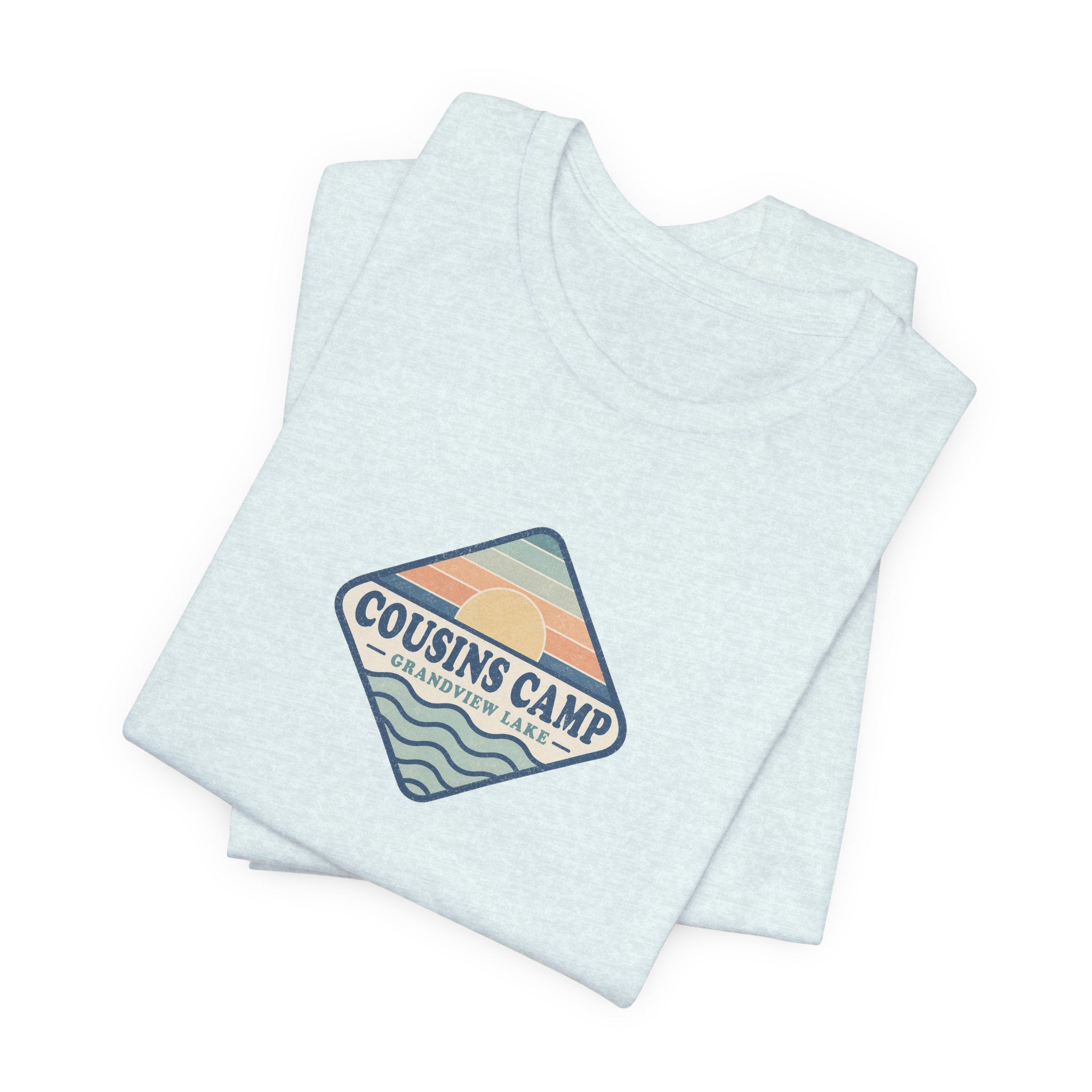 Camp Staff T-Shirt — 'Cousins Camp' Vintage Lake Tee