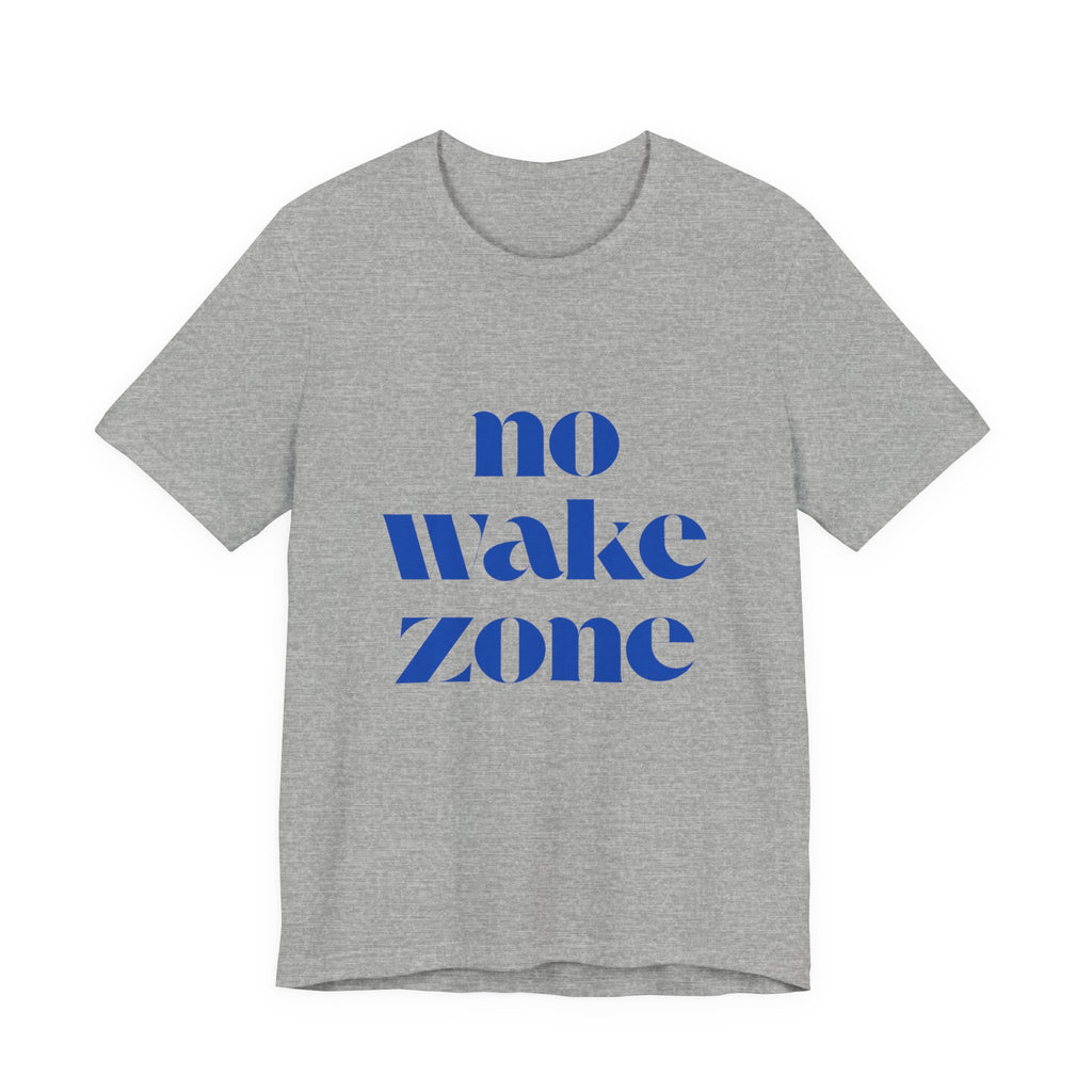 No Wake Zone T-Shirt — Nautical Relaxed Graphic Tee