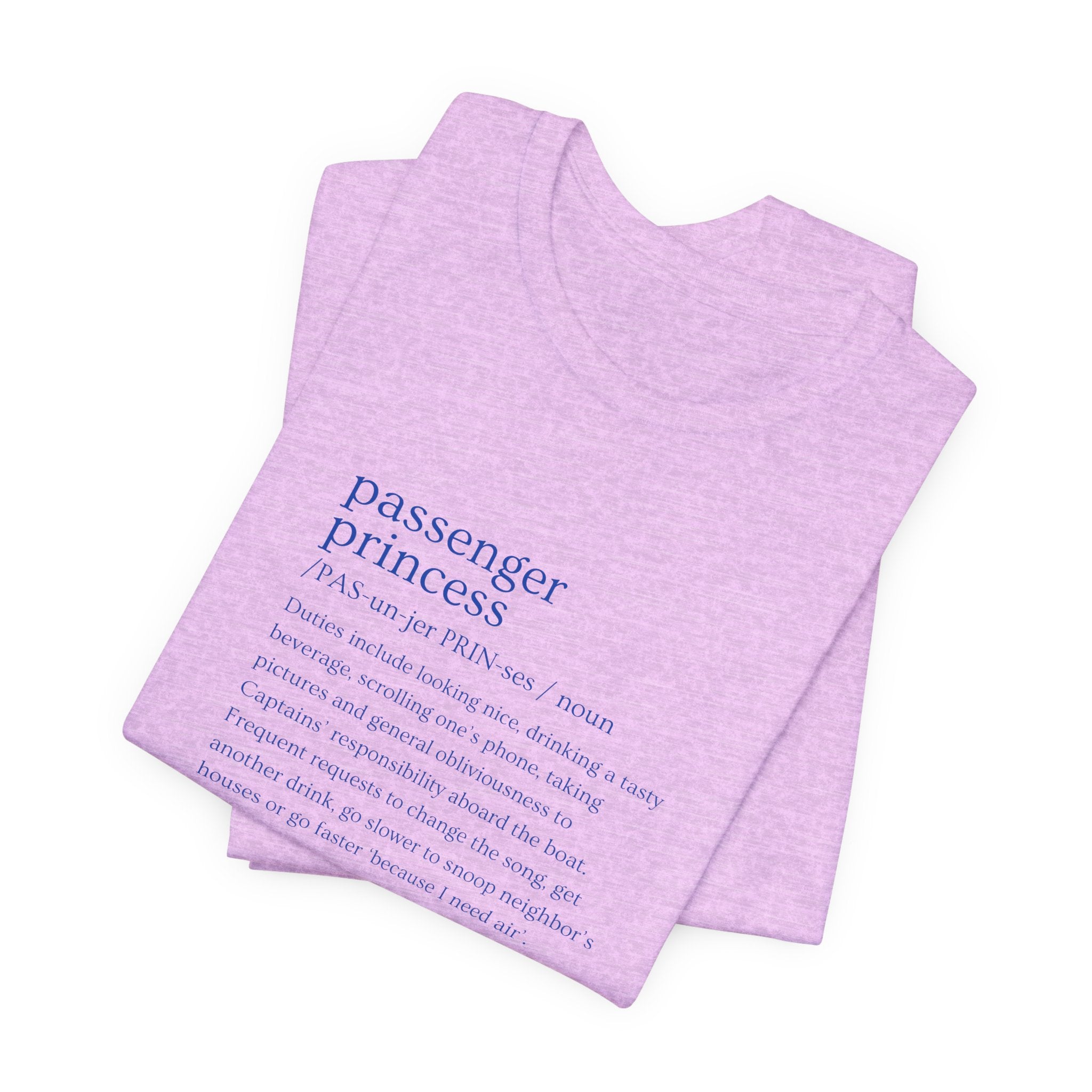 Passenger Princess Tee — Travel Definition Shirt
