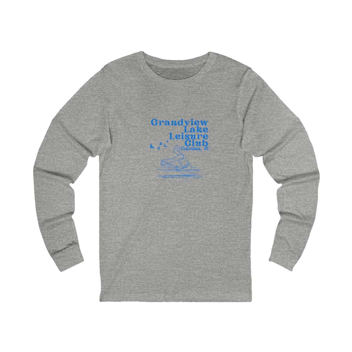 Grandview Lake Kayak Leisure Club Long Sleeve Tee