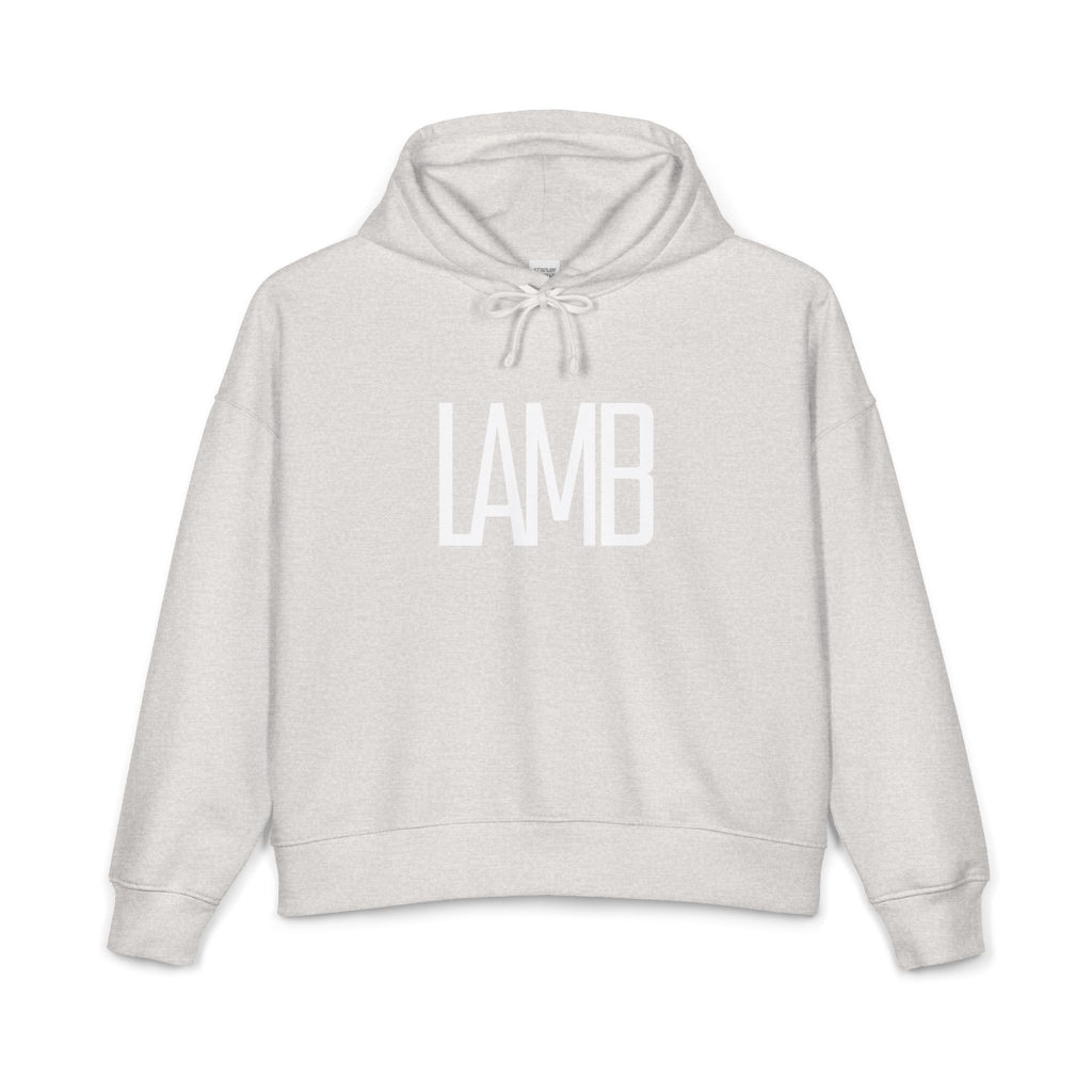 Lamb Lake Organic Women's Hoodie — 'LAMB' Cozy Pullover