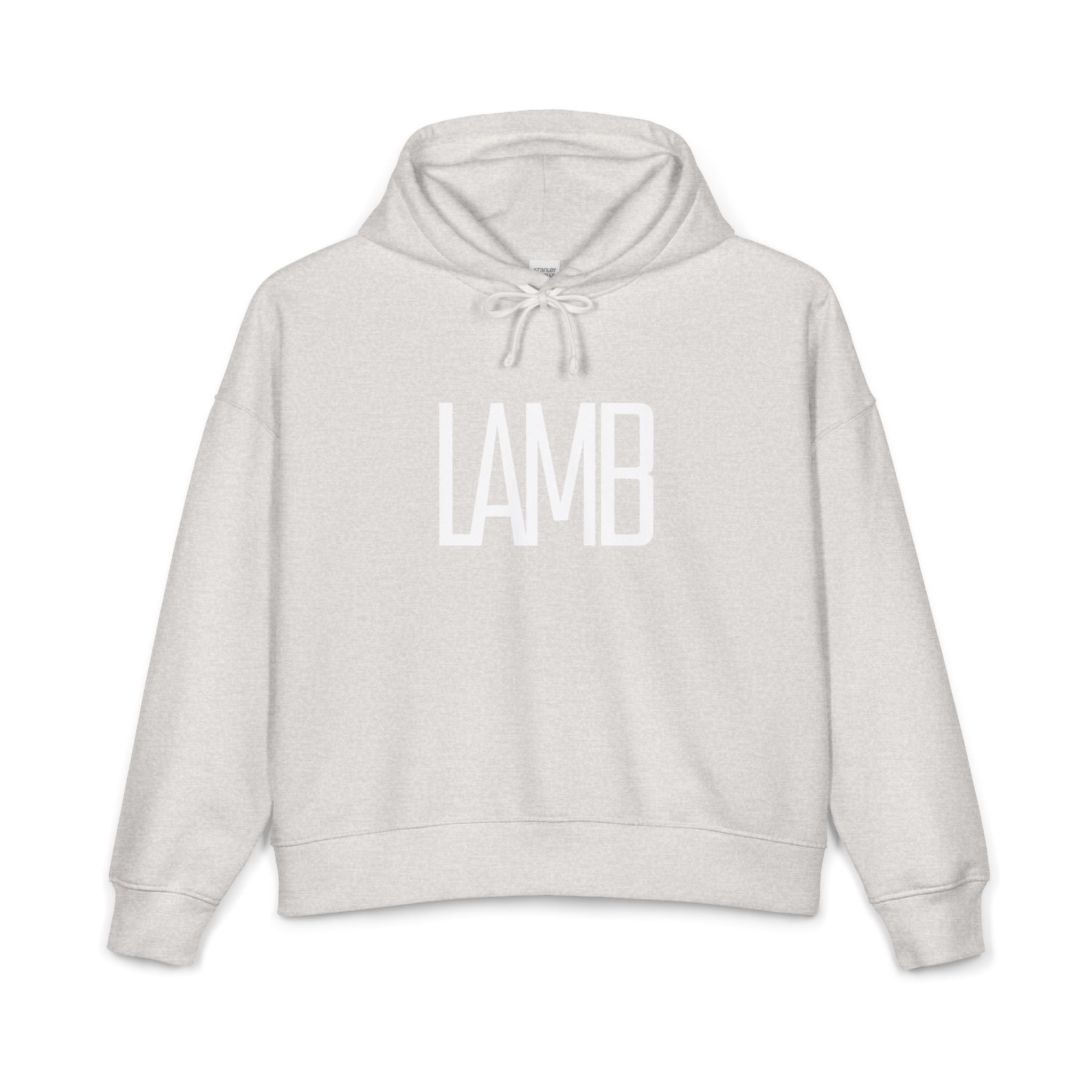 Lamb Lake Organic Women's Hoodie — 'LAMB' Cozy Pullover
