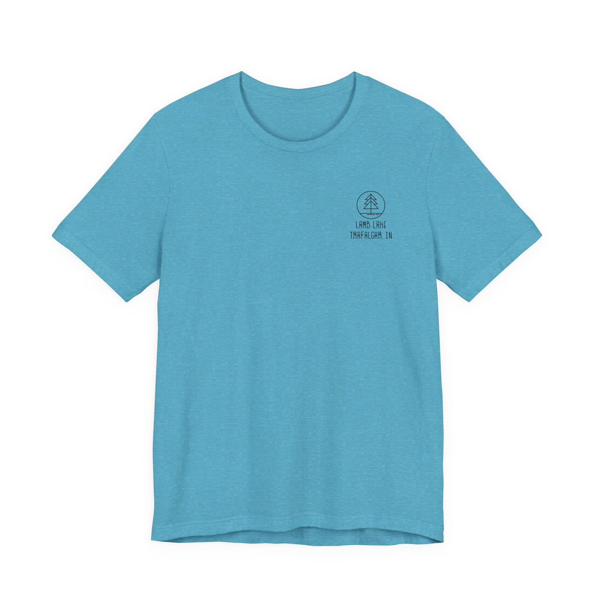 Lamb Lake Minimalist Tee — Lake Forest Graphic Short Sleeve Shirt