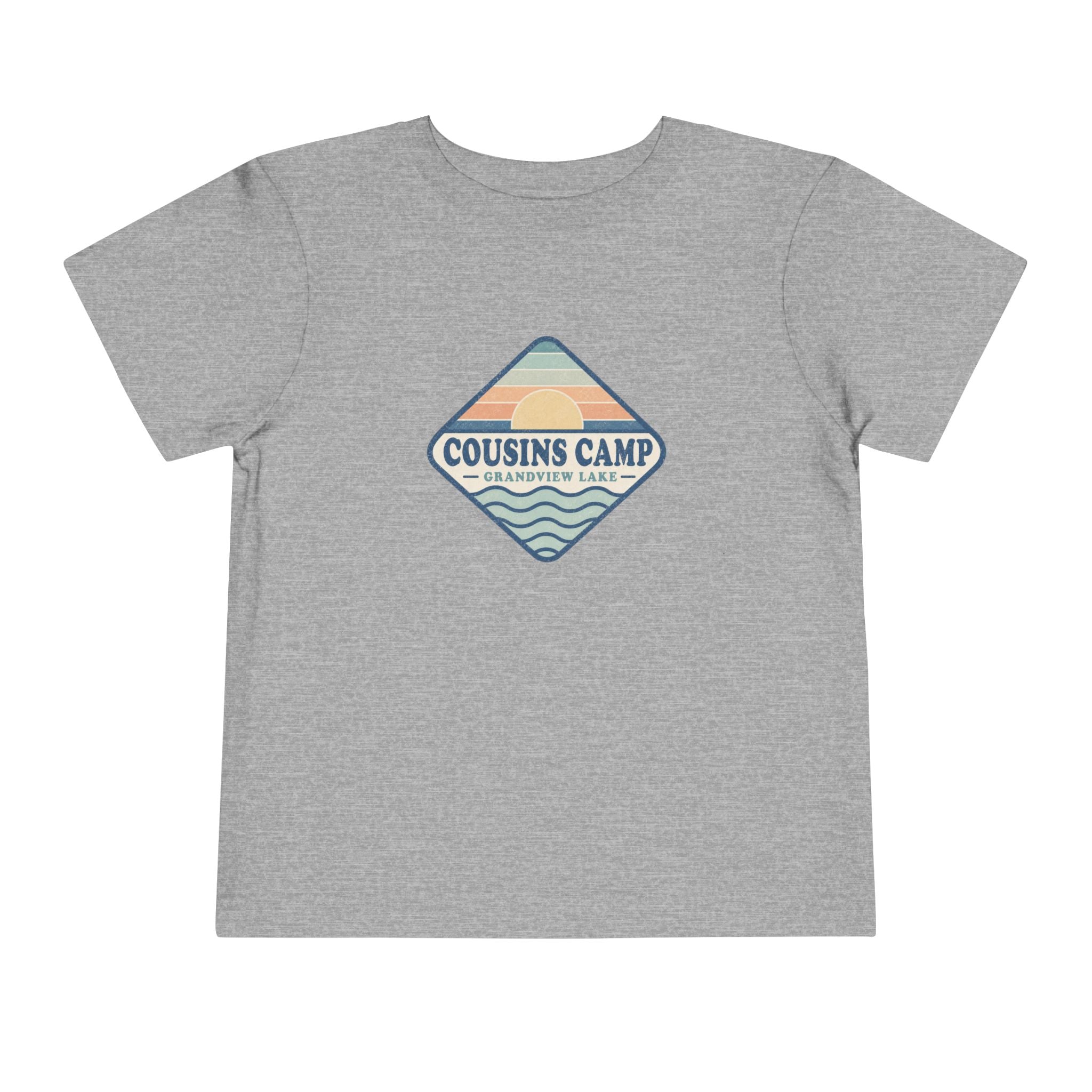 Cousins Camp Toddler Tee — Retro Lakeside Summer Camp Shirt