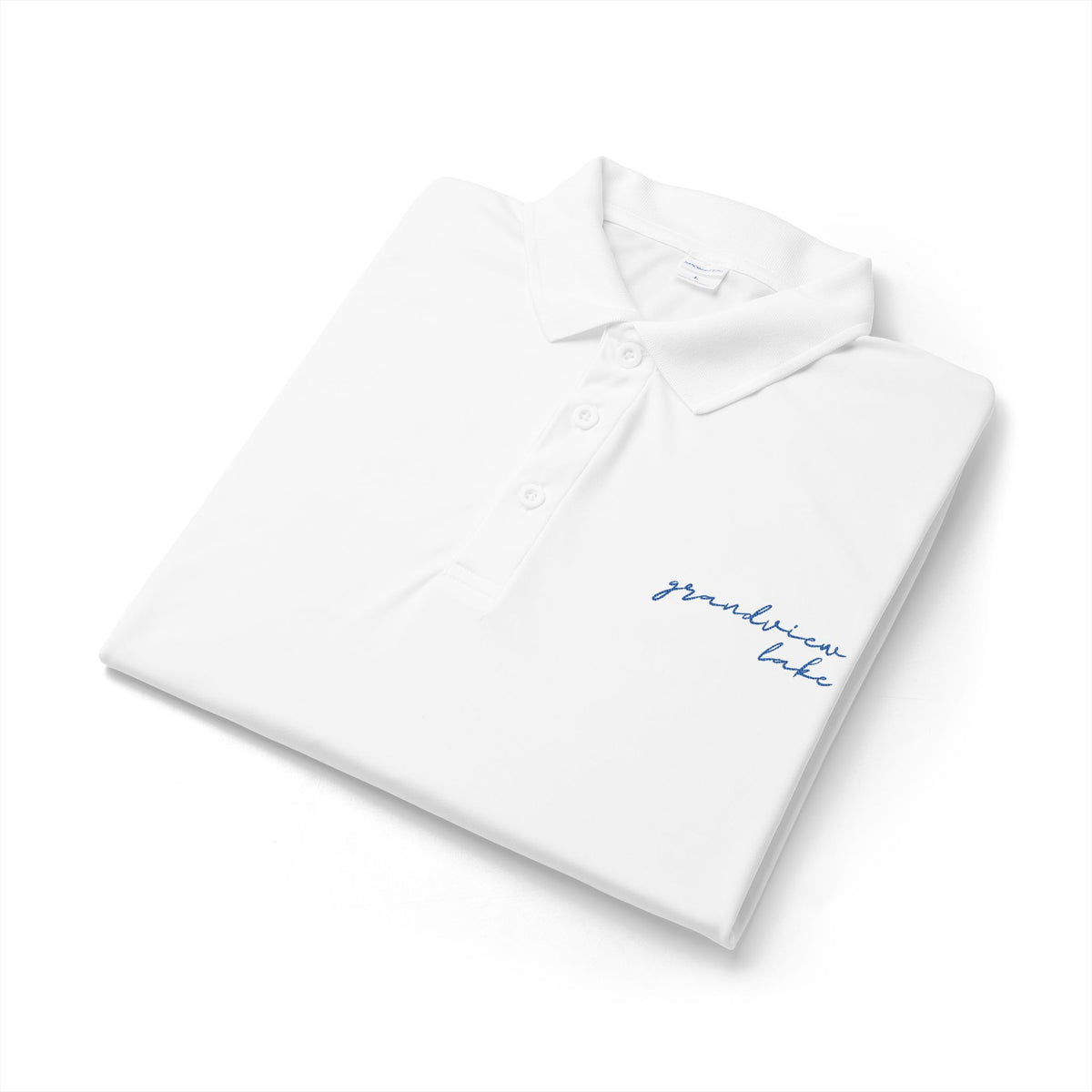 Embroidered 'Grandview Lake' Polo — Lightweight Performance Shirt