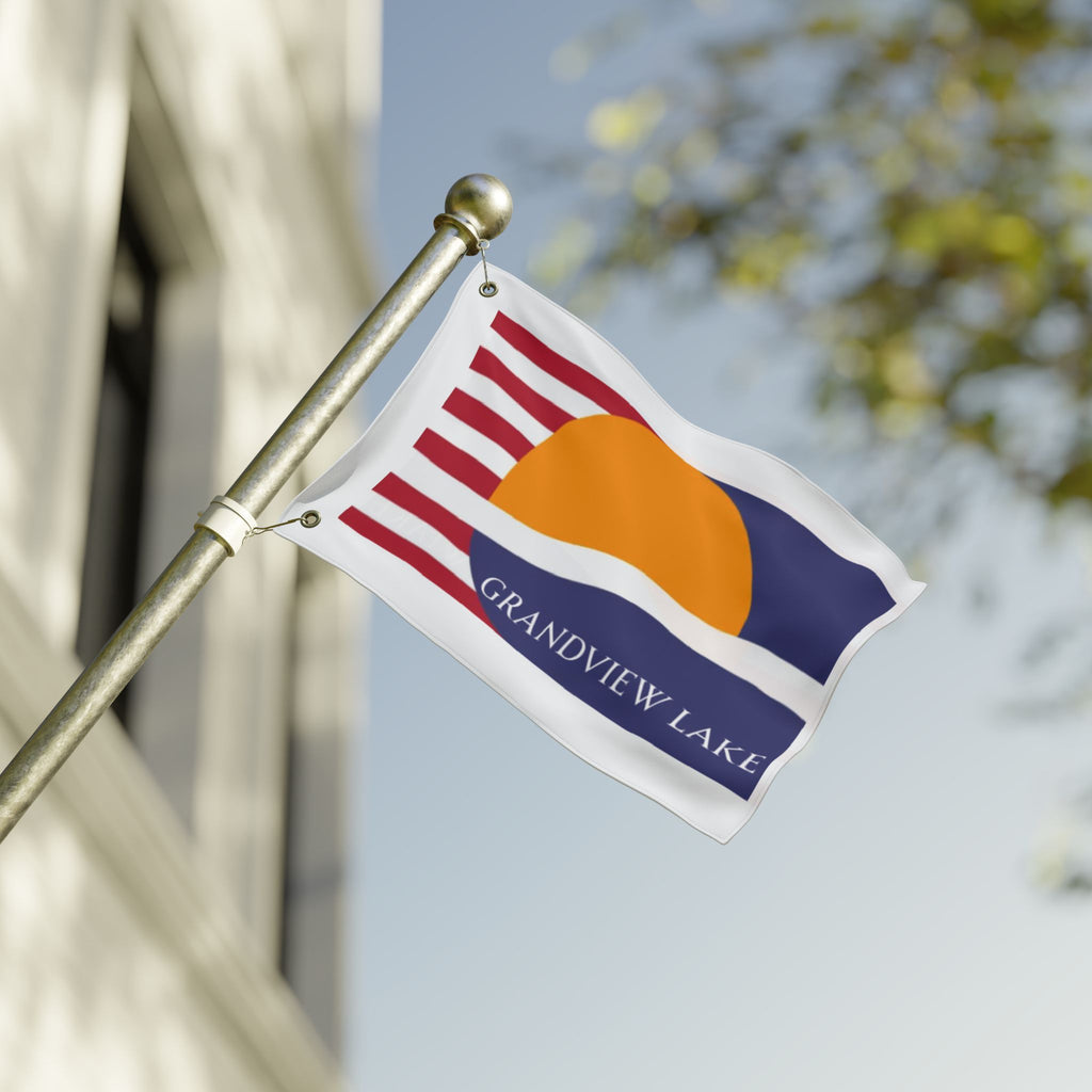 Grandview Lake 1953 Flag — Double-Sided Lake House Banner