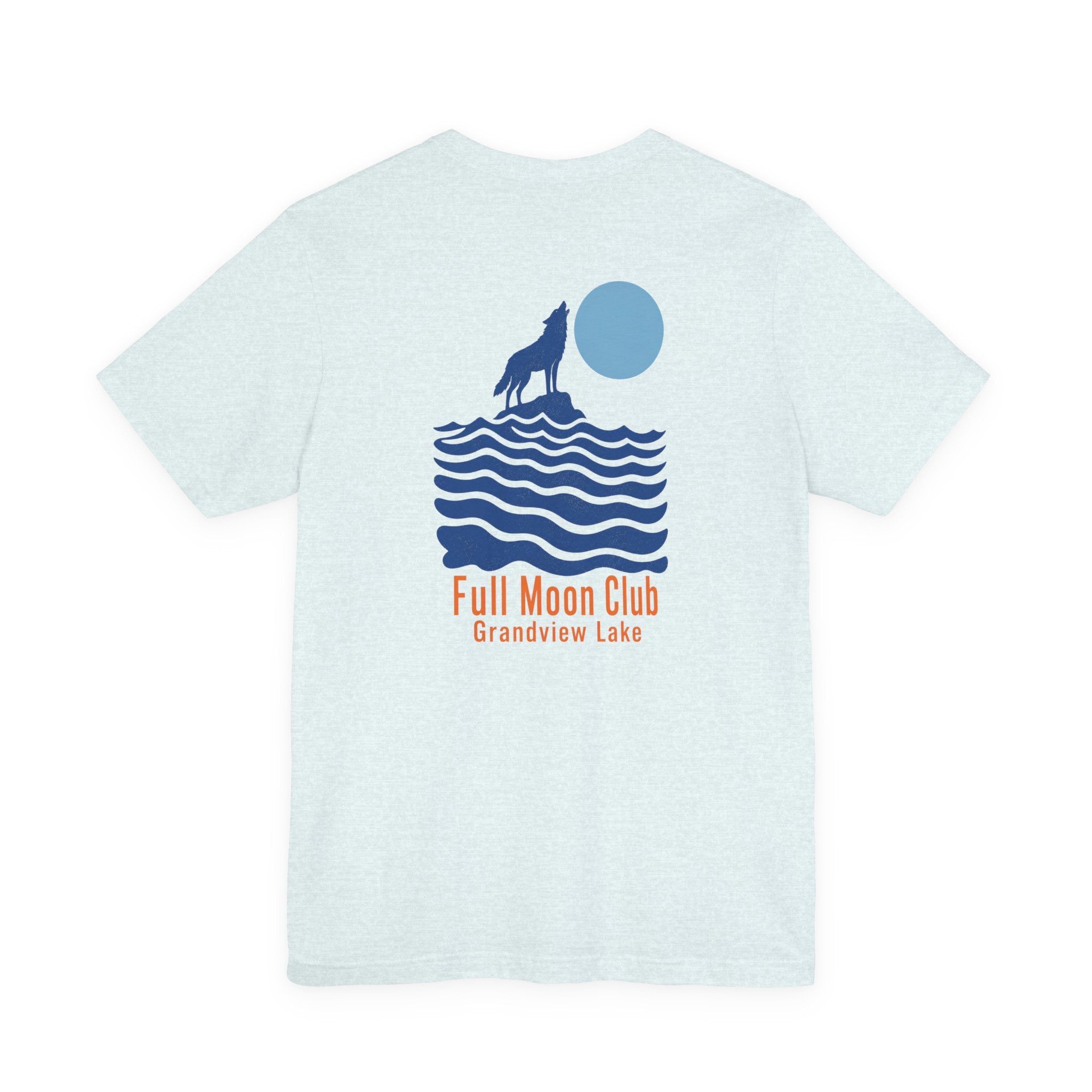 Grandview Full Moon Club Lake T-Shirt — Wolf Moon Graphic Tee