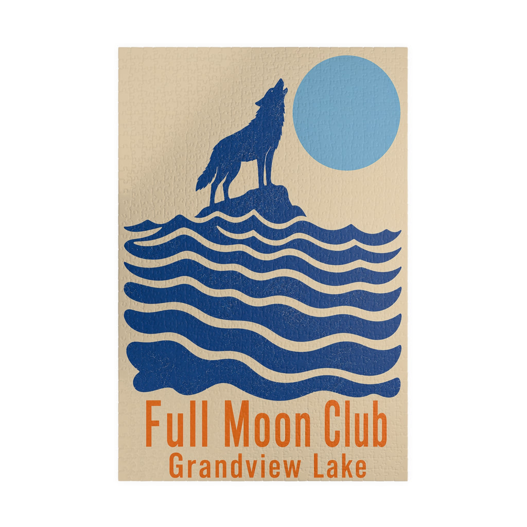 Full Moon Club Grandview Lake Jigsaw Puzzle — 1014 Piece Puzzle