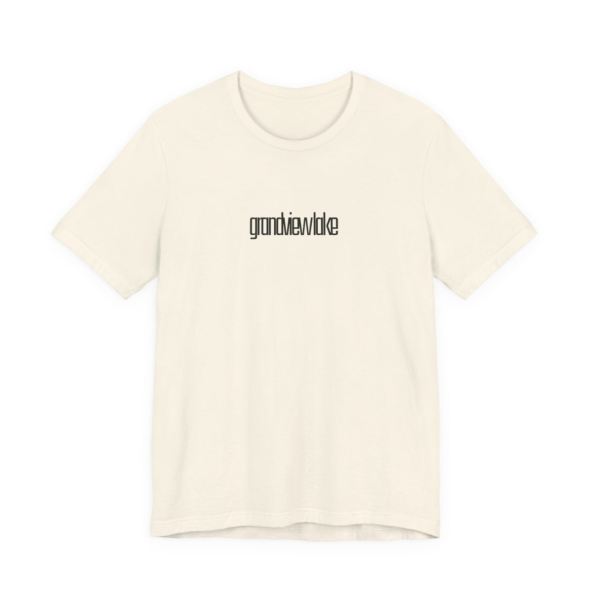 'grandview lake' Graphic Tee —  Minimal Logo T‑Shirt