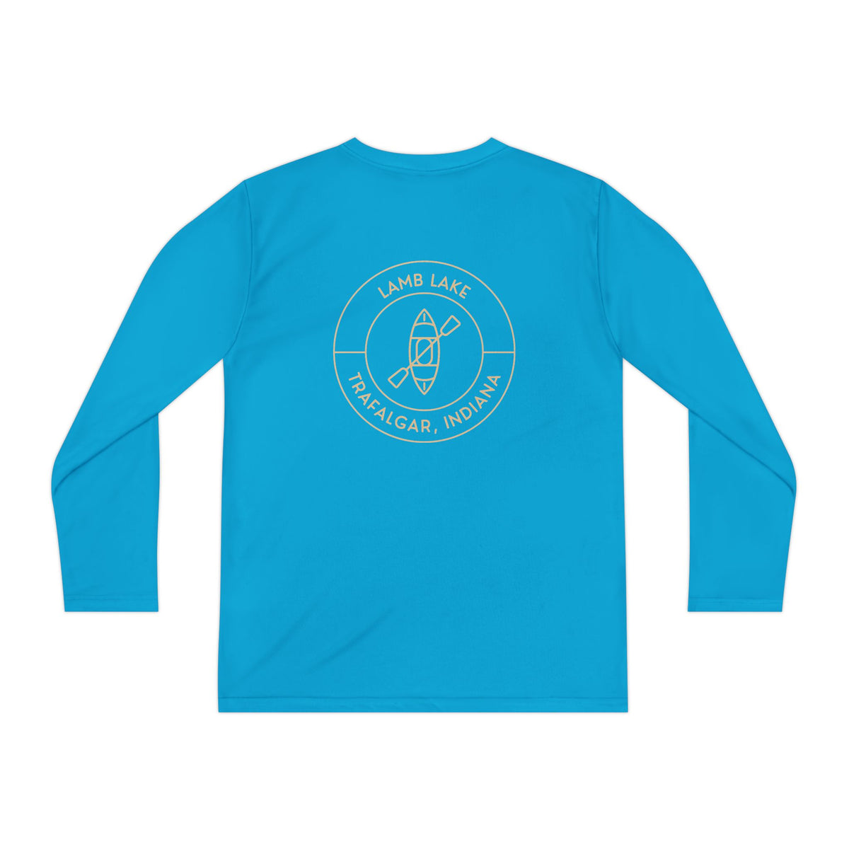 Youth Long Sleeve Tee - Lamb Lake Kayak Logo