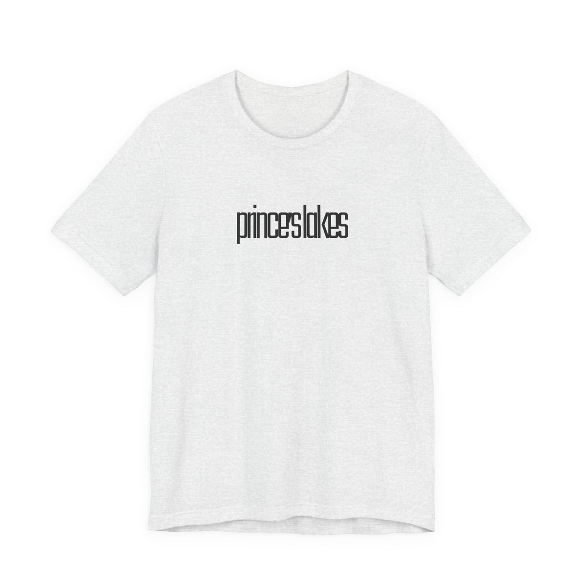 'prince's lakes' Graphic Tee —  Minimal Logo T‑Shirt