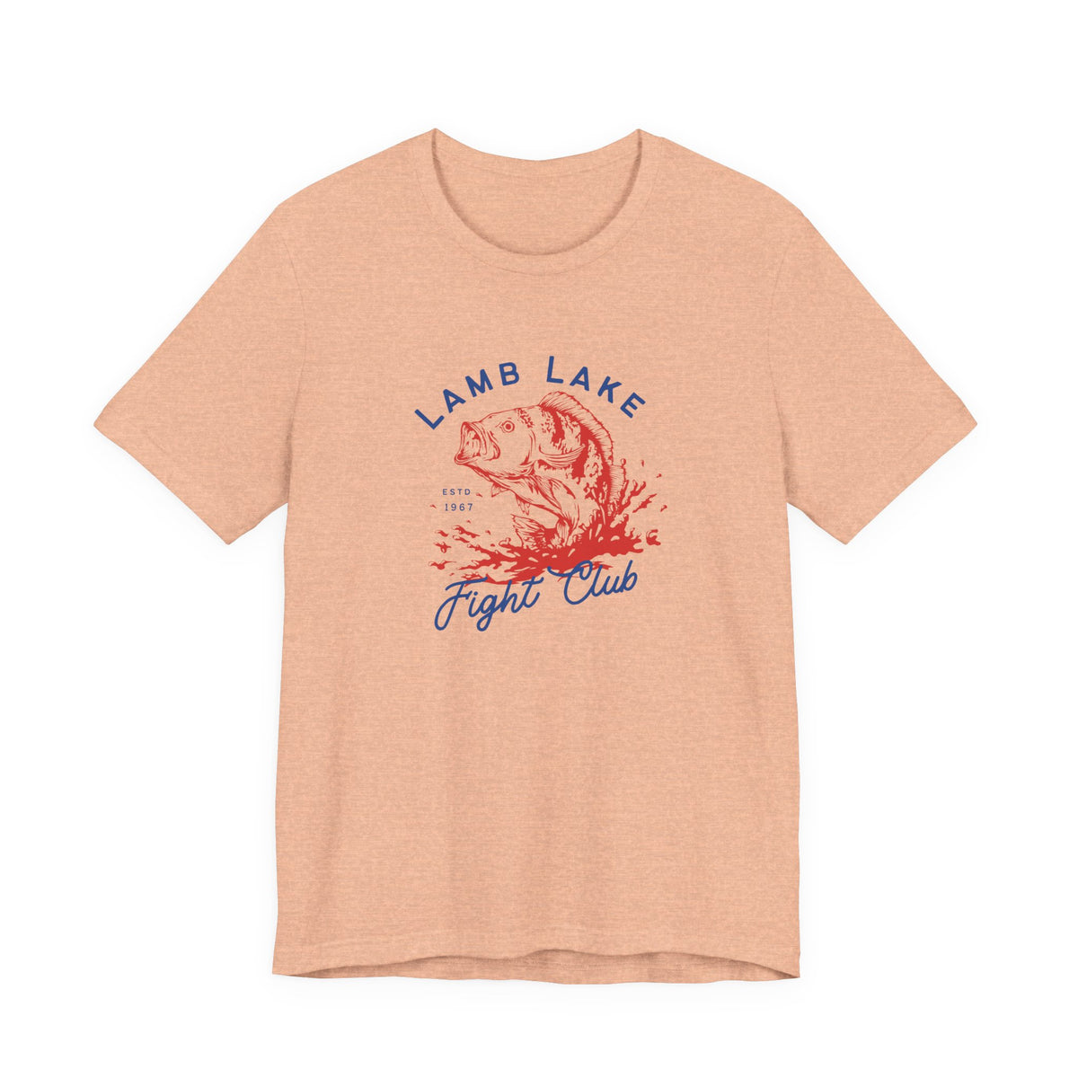 Lamb Lake Fight Club Fishing T-Shirt