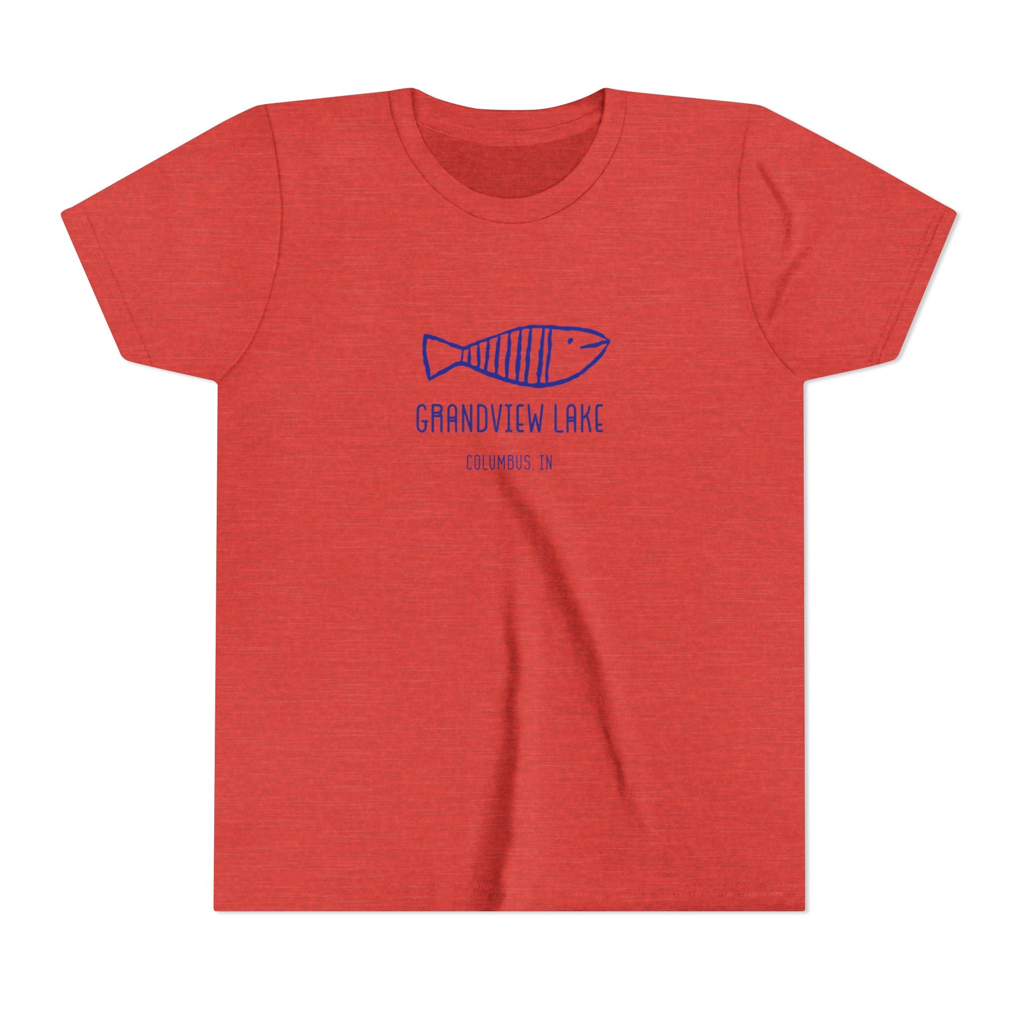 Youth Tee — 'Grandview Lake' Retro Fish Kids T-Shirt