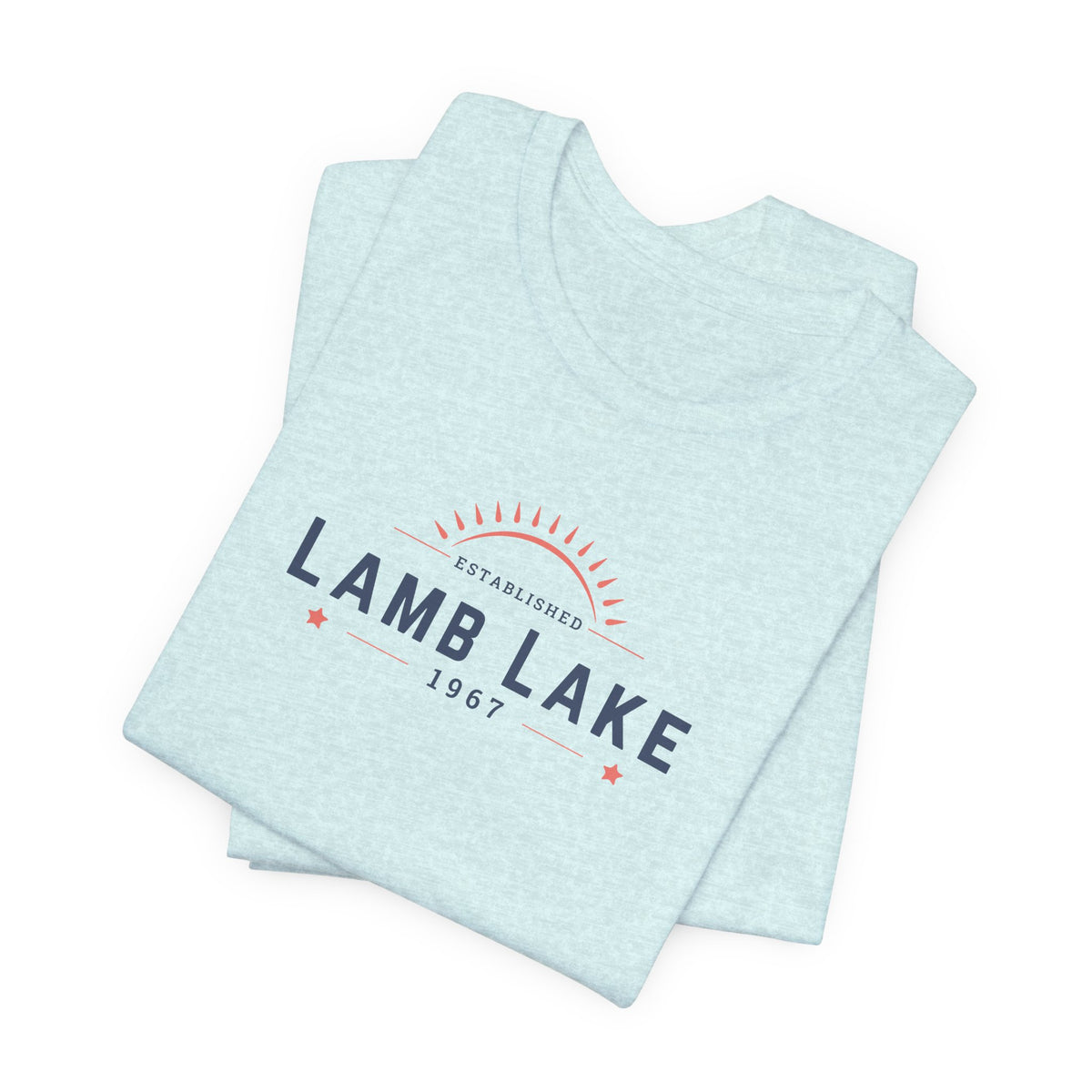 Lamb Lake Tee – Retro Lakeside Graphic T-Shirt