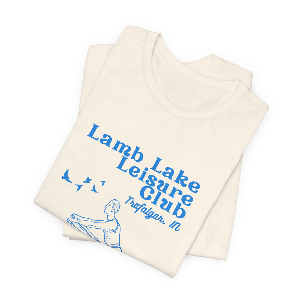 Kayak Tee – "Lamb Lake Leisure Club" Vintage Boating T-Shirt