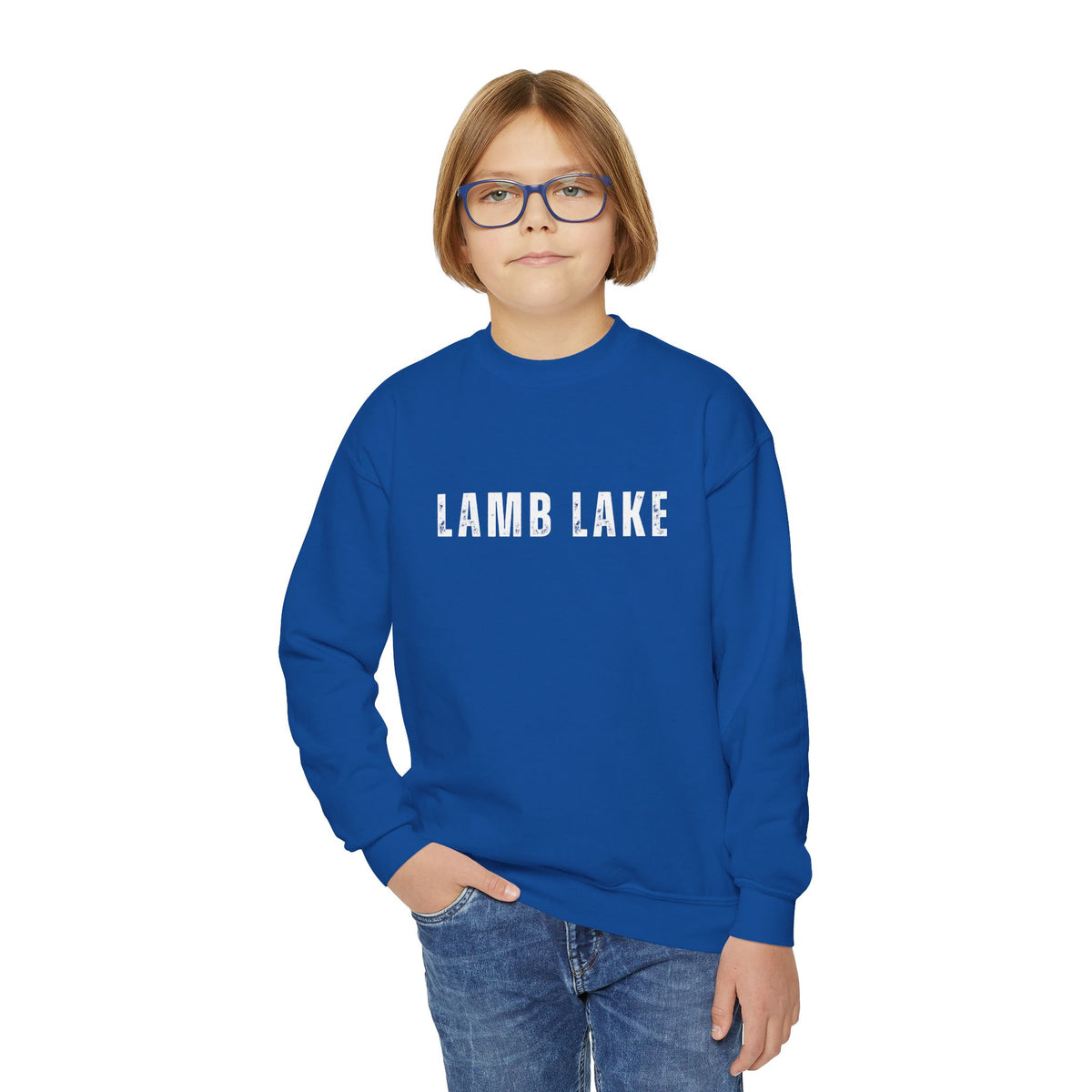 Youth Crewneck Sweatshirt Lamb Lake