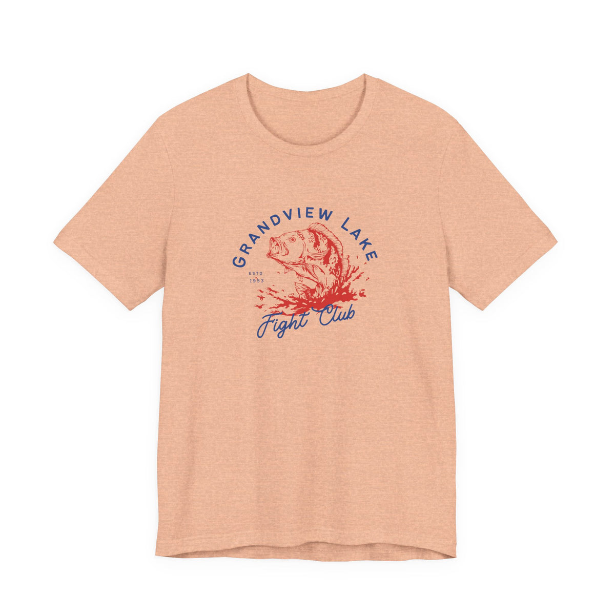 Grandview Lake Fight Club Fishing T-Shirt