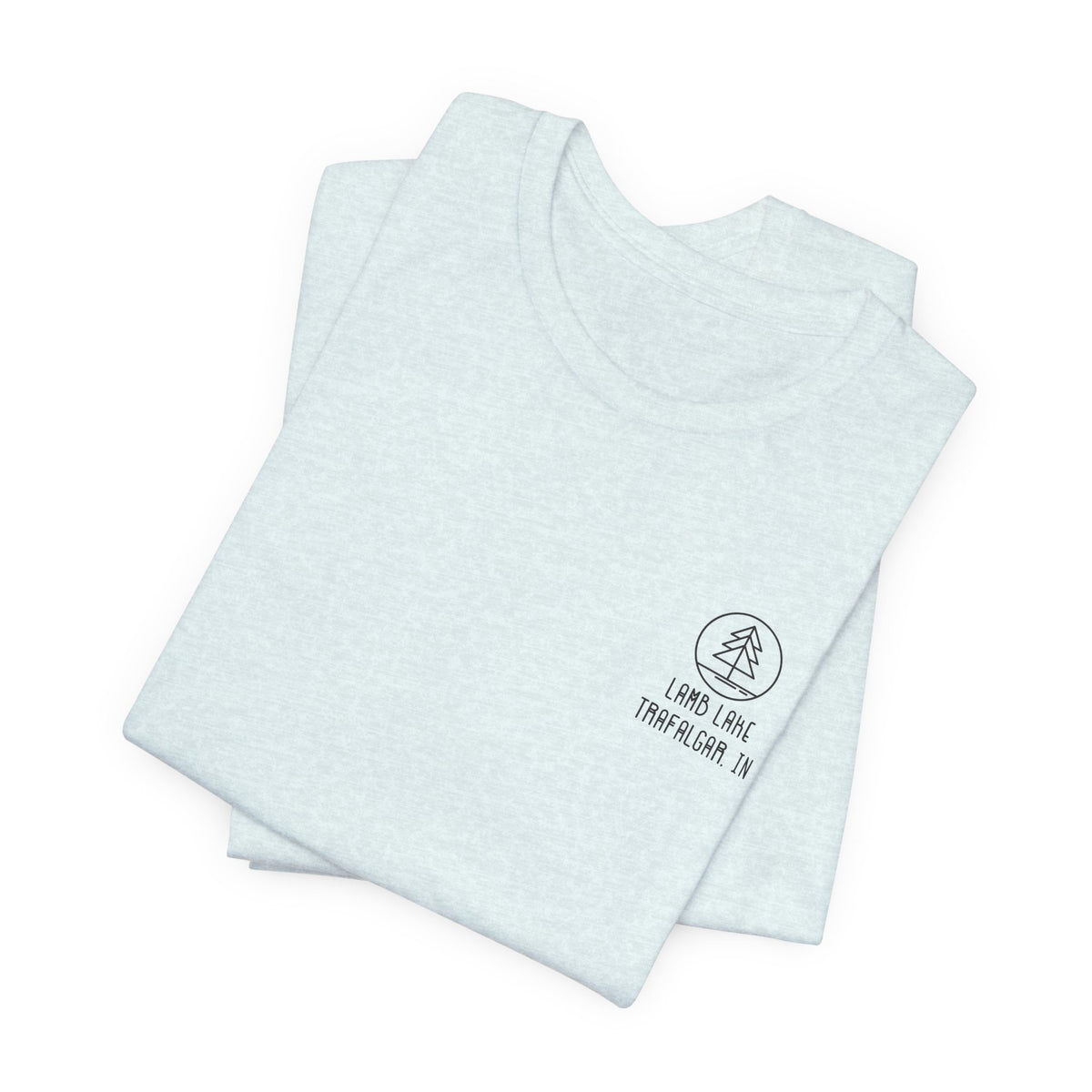 Lamb Lake Minimalist Tee — Lake Forest Graphic Short Sleeve Shirt