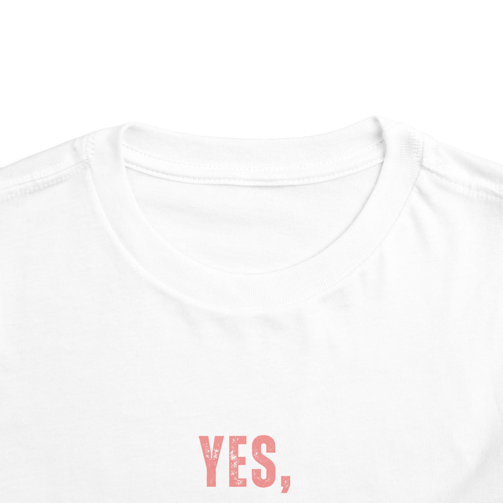 Toddler Tee — "Yes, I Am a Pirate" Text Kids Shirt