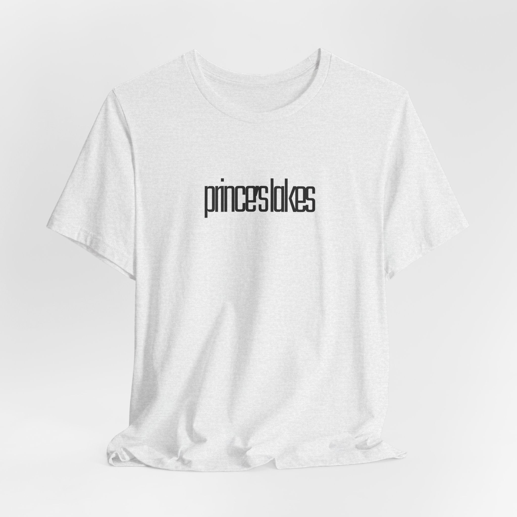 'prince's lakes' Graphic Tee —  Minimal Logo T‑Shirt