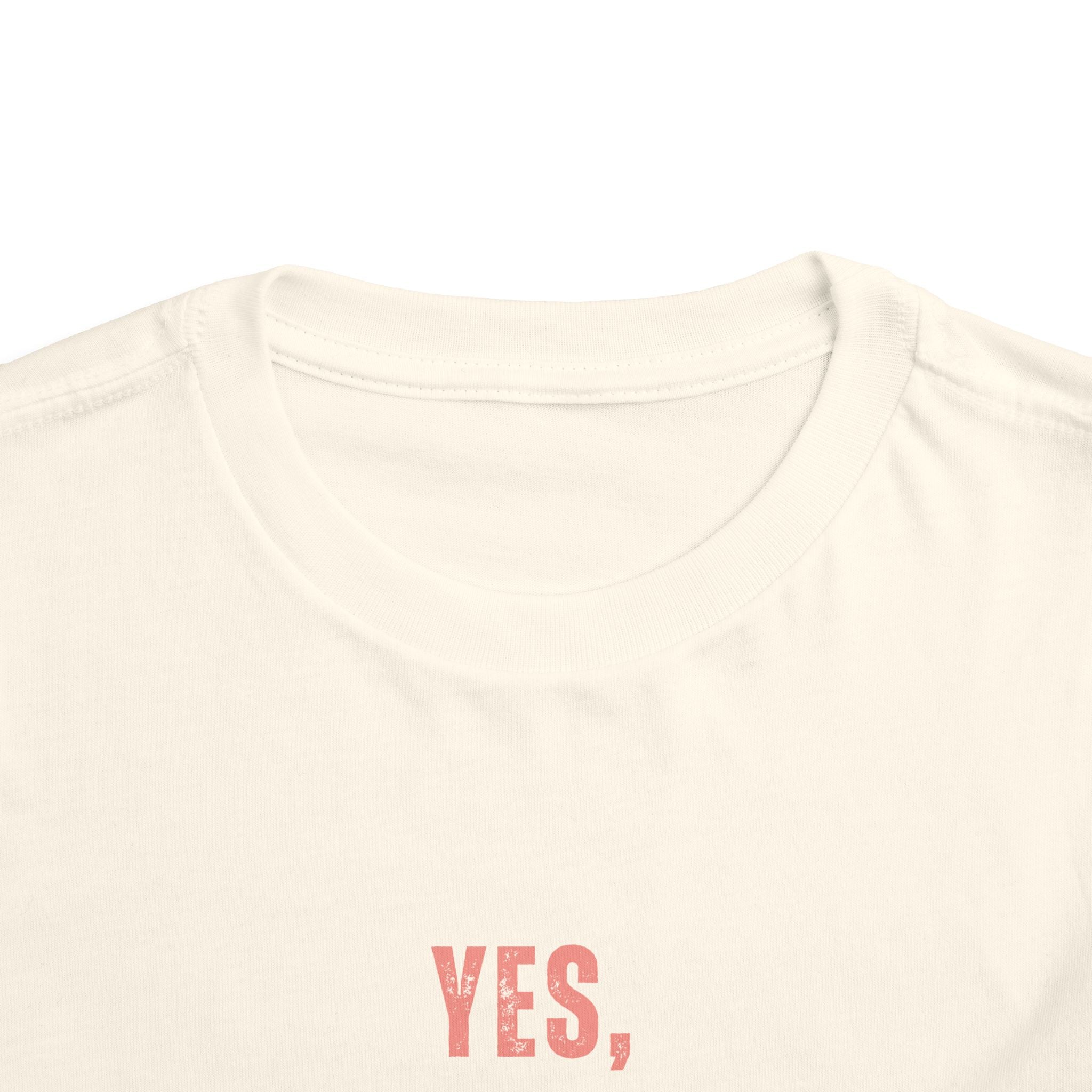 Toddler Tee — "Yes, I Am a Pirate" Text Kids Shirt