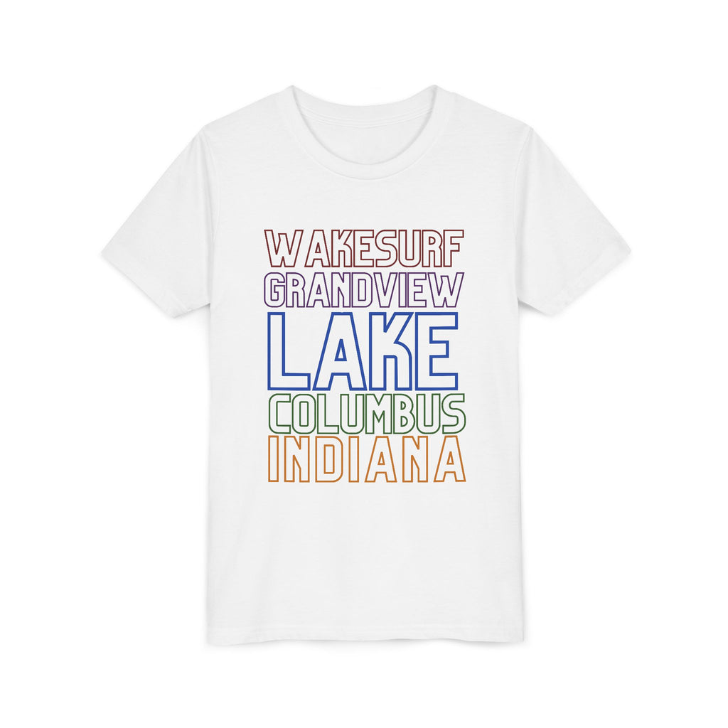 Youth Tee - Grandview Lake Columbus Indiana Wakesurf (Kids)