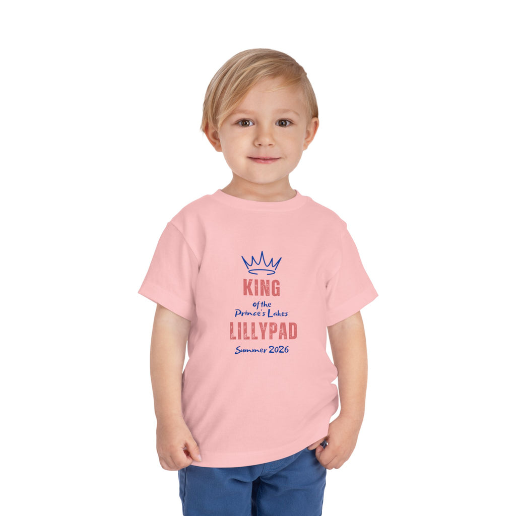 King of the Lillypad Toddler Tee — Prince's Lakes Summer 2026'