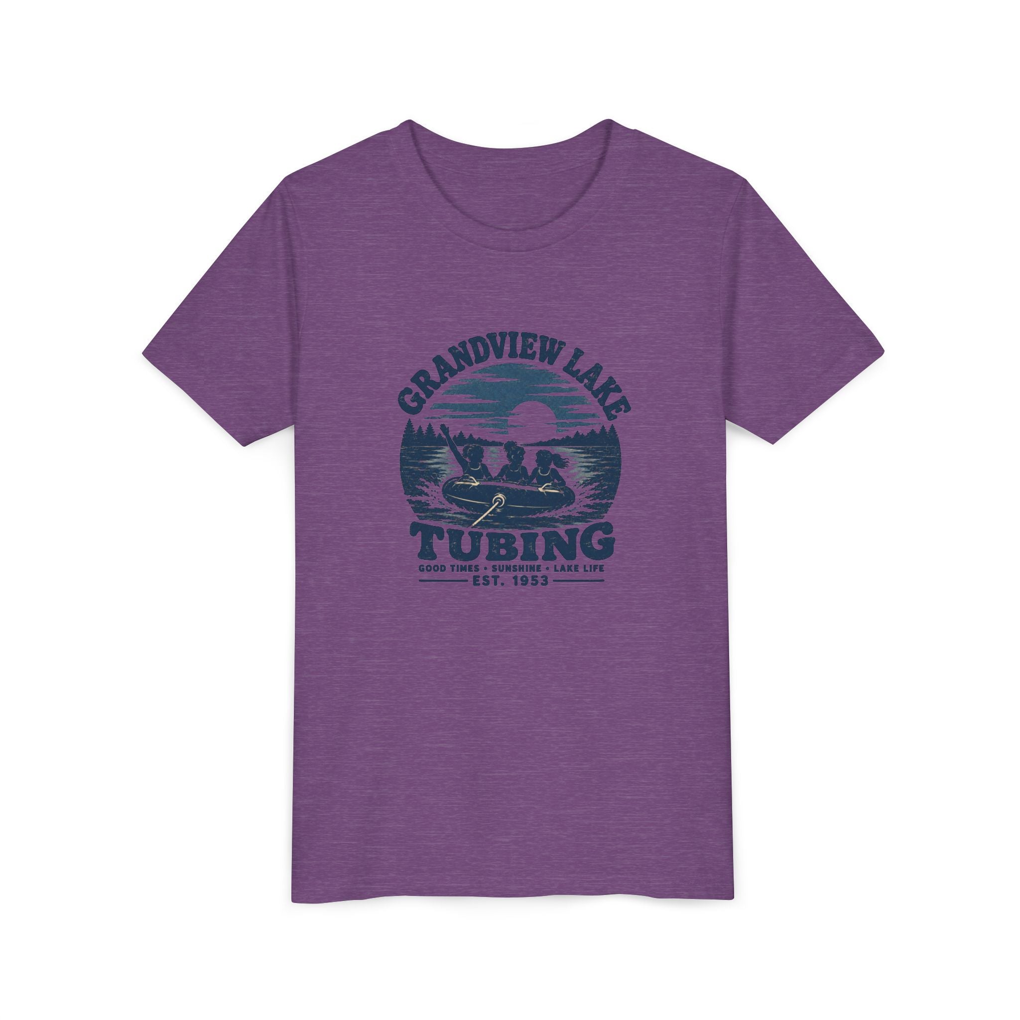 Grandview Lake Tubing Youth Tee – Kids Summer Lake T-Shirt