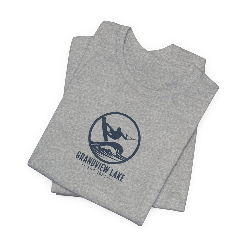 Grandview Lake Wakesurf Emblem Tee — Unisex
